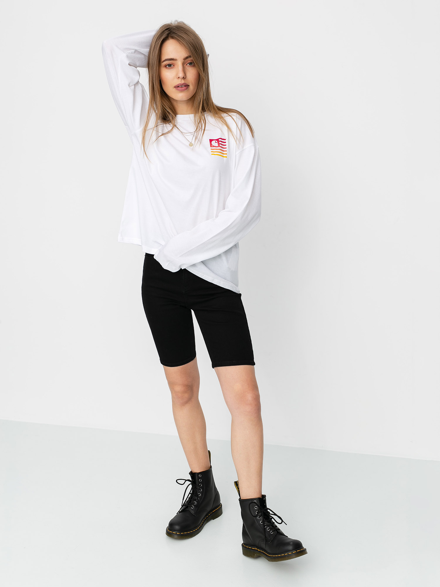 Longsleeve Carhartt WIP State Gradient Wmn (white)