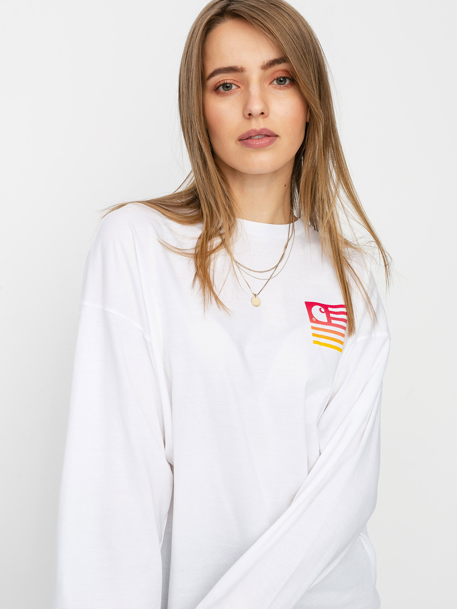 Longsleeve Carhartt WIP State Gradient Wmn (white)