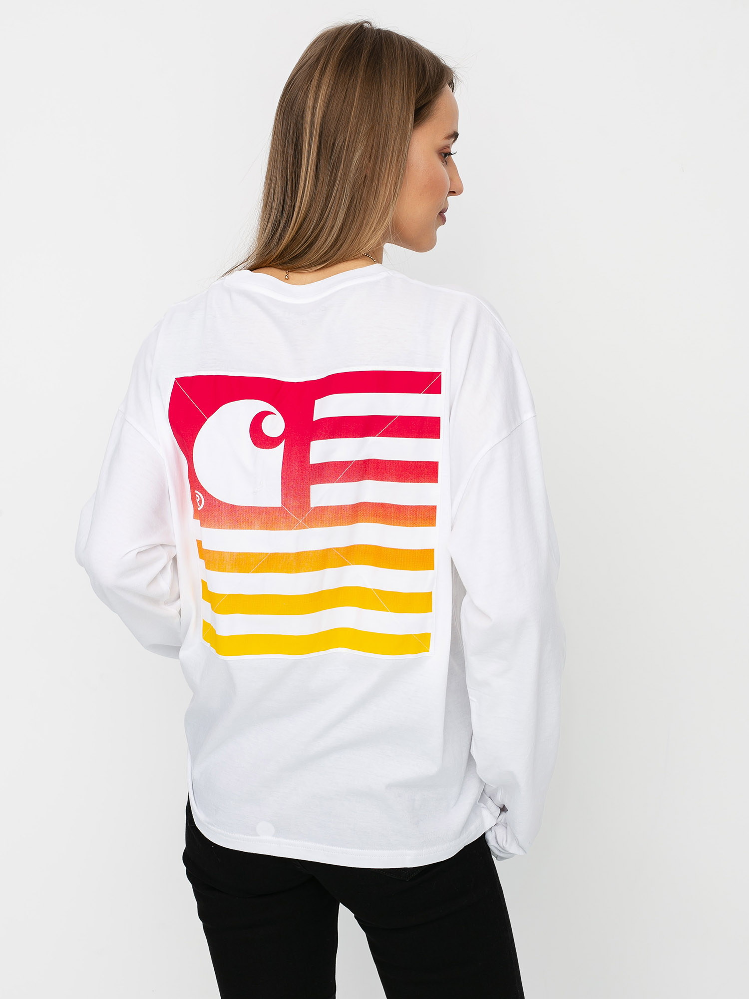 Longsleeve Carhartt WIP State Gradient Wmn (white)