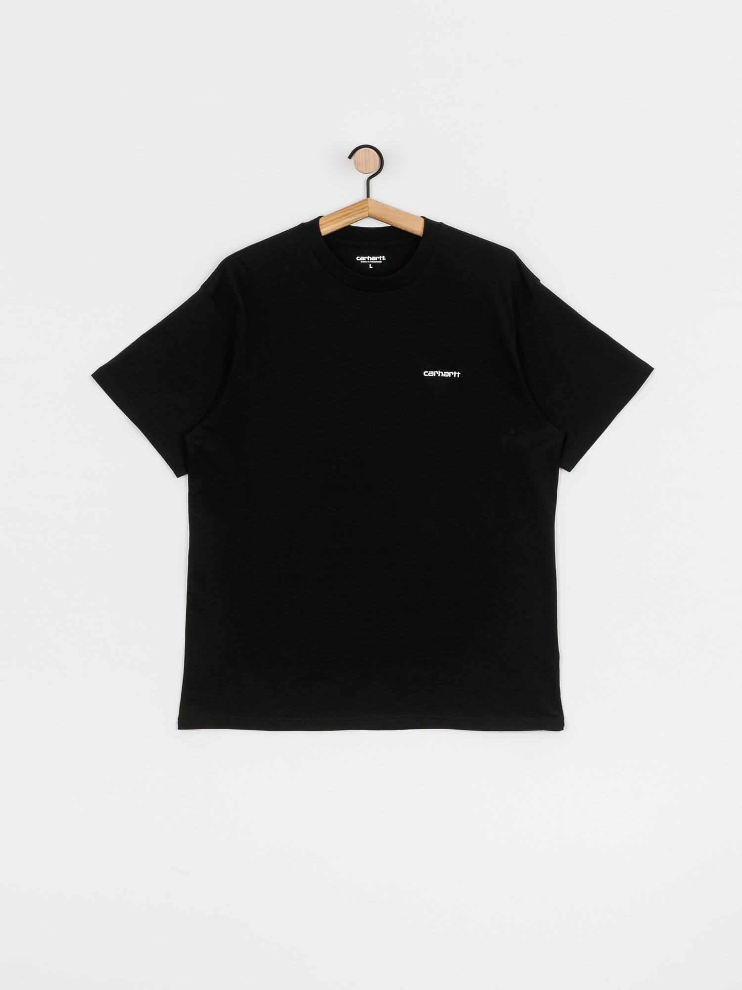 T-shirt Carhartt WIP Script Embroidery (black/white)
