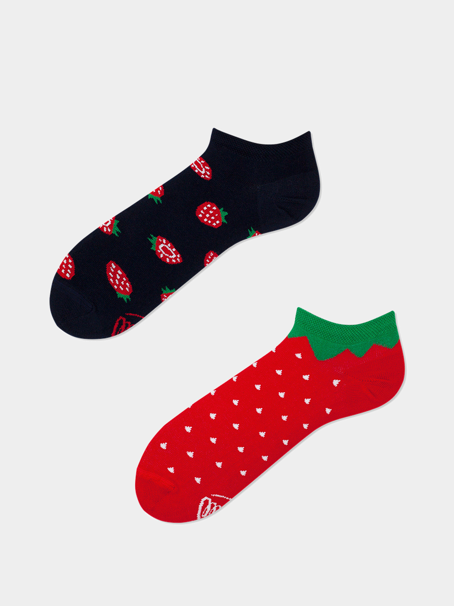 Skarpetki Many Mornings Strawberries Low (navy/red)