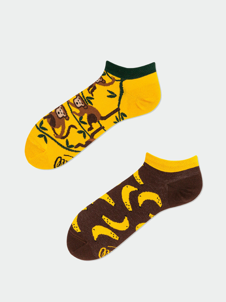 Skarpetki Many Mornings Monkey Business Low (yellow/green/brown)