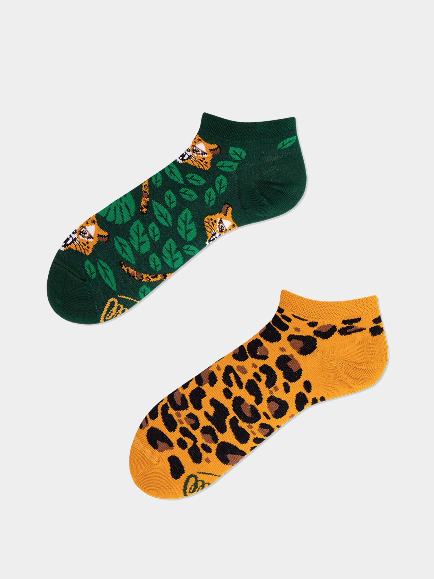 Skarpetki Many Mornings El Leopardo Low (green/yellow)