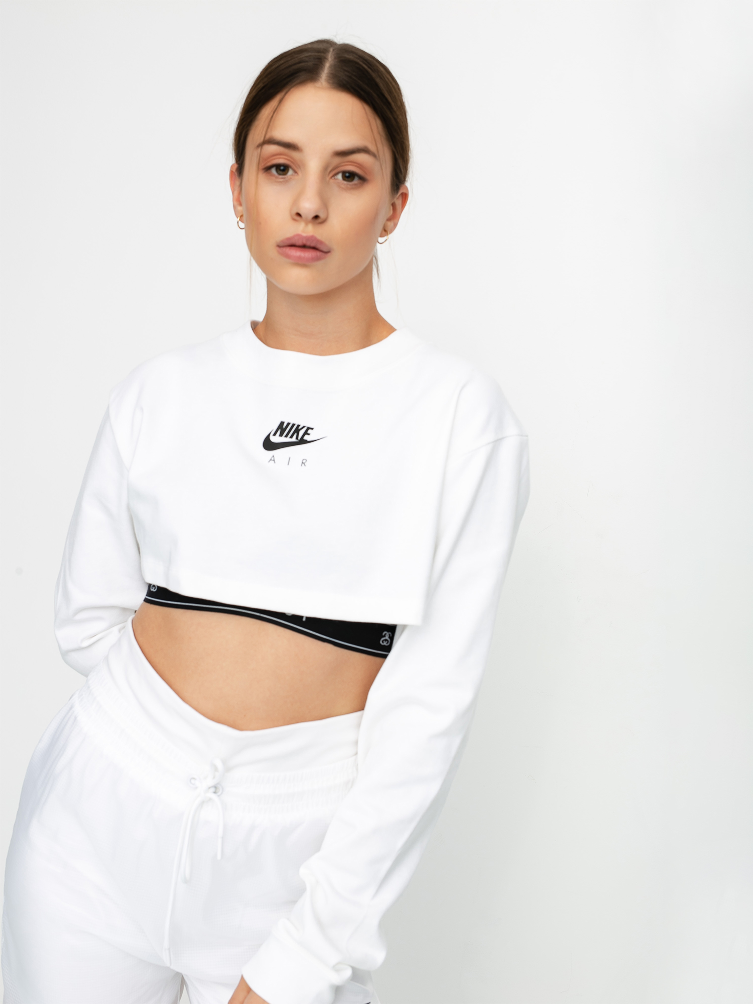 Longsleeve Nike Air Crop Wmn (white)