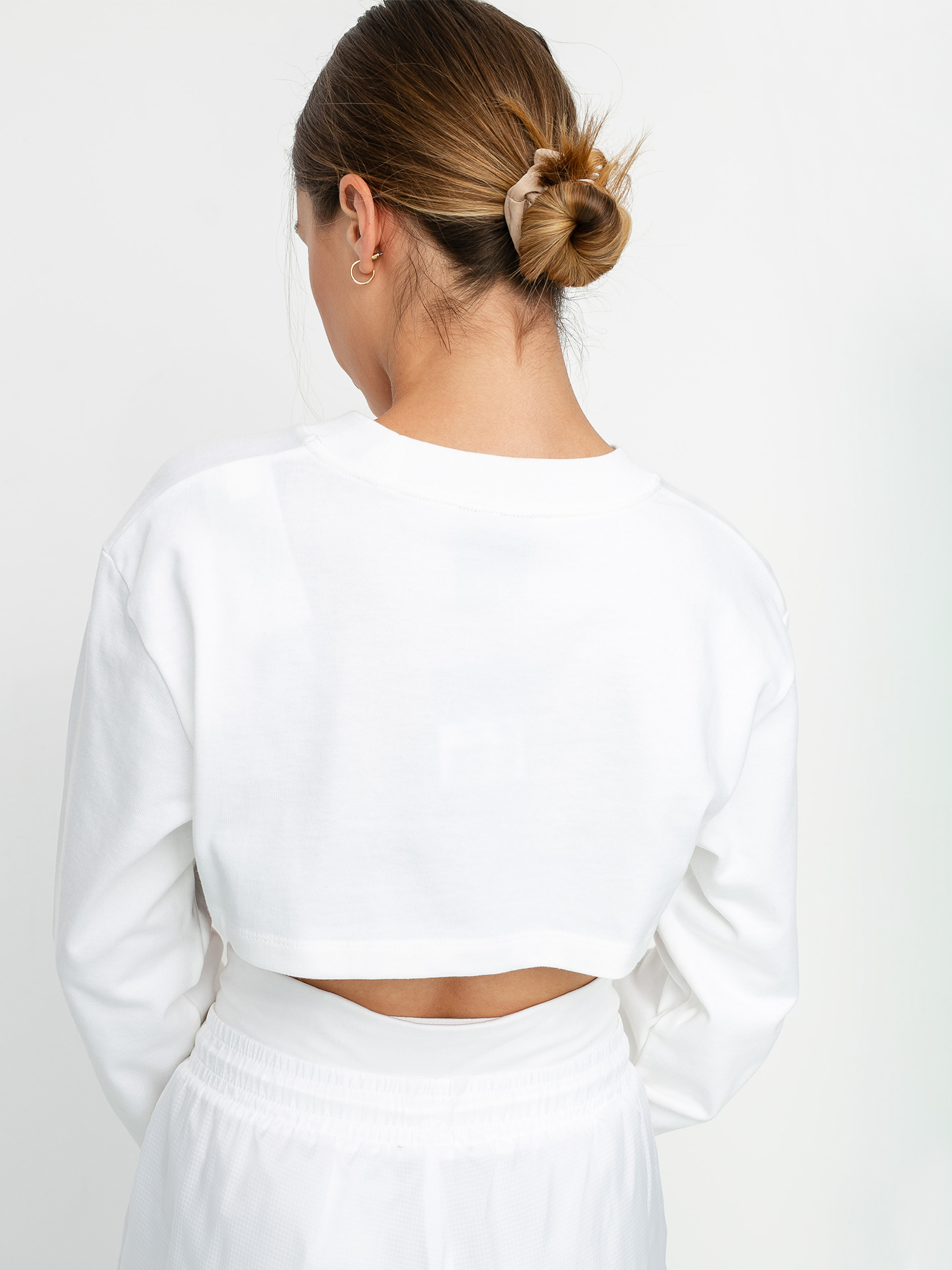 Longsleeve Nike Air Crop Wmn (white)