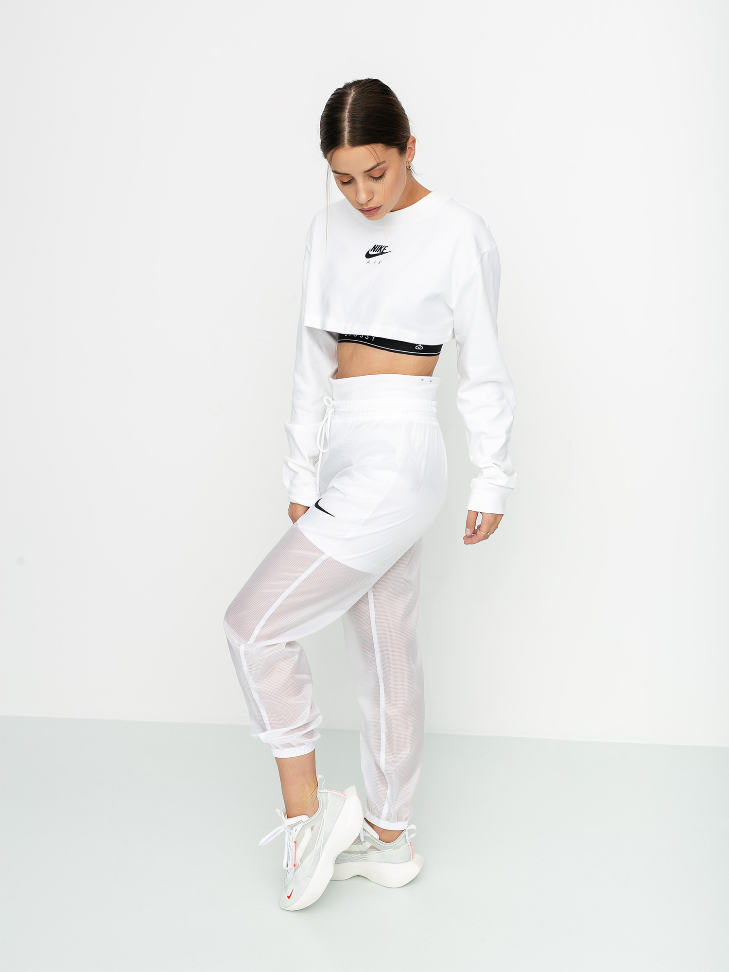 Longsleeve Nike Air Crop Wmn (white)