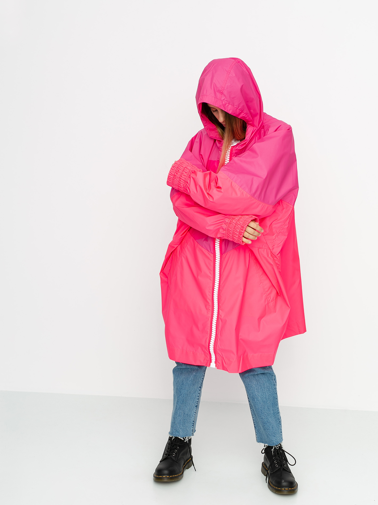 Kurtka Nike Nnssp Wr Fz Jkt Oversi Wmn (pinksicle/hyper pink/white/hyper pink)