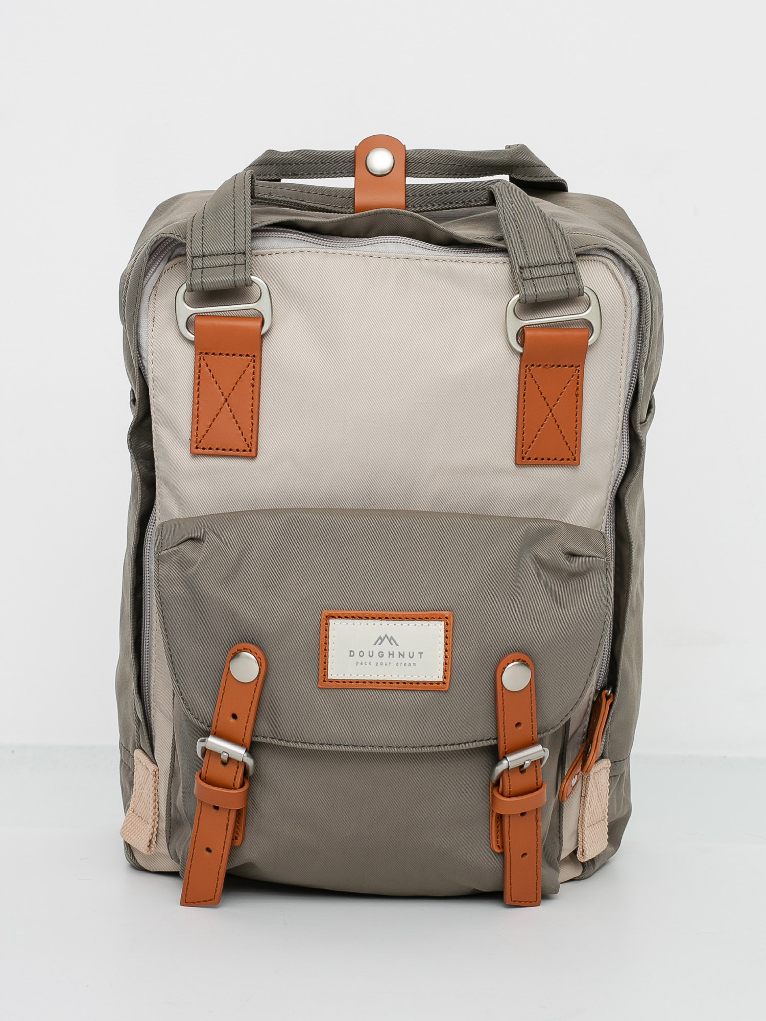 Plecak Doughnut Macaroon (ivory x light grey)