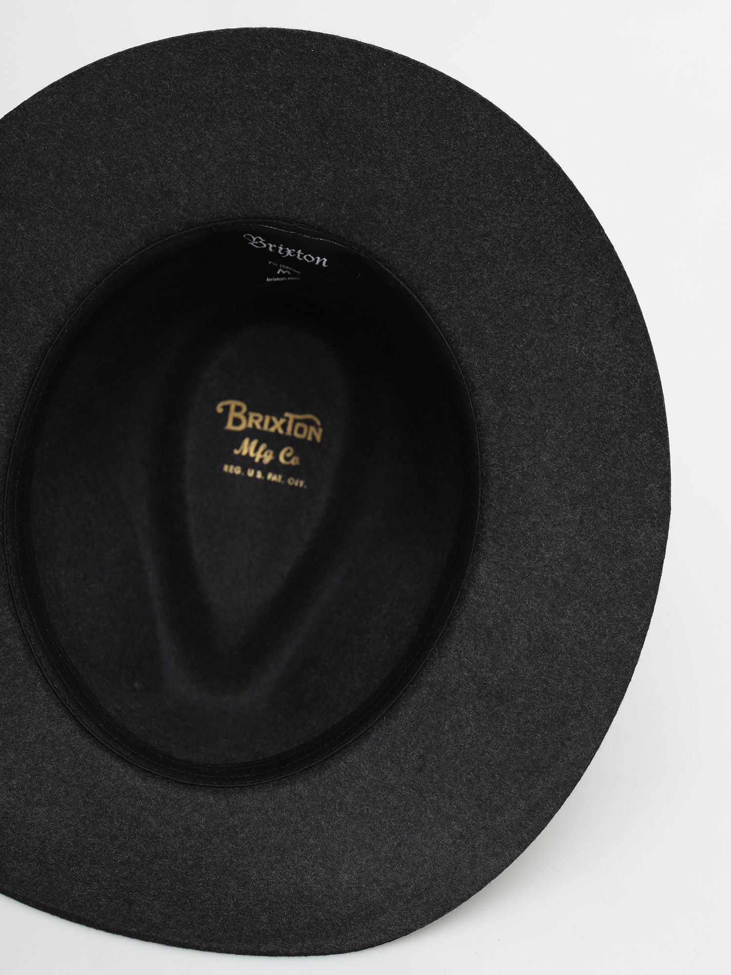 Kapelusz Brixton Wesley Fedora (heather/black)
