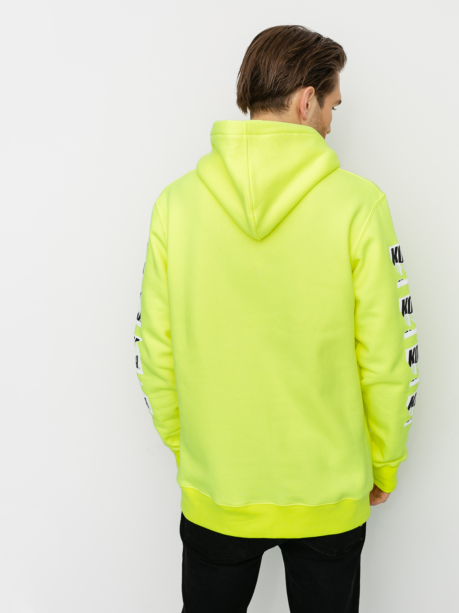 Bluza z kapturem Koka Zipper Cut ZHD (green)