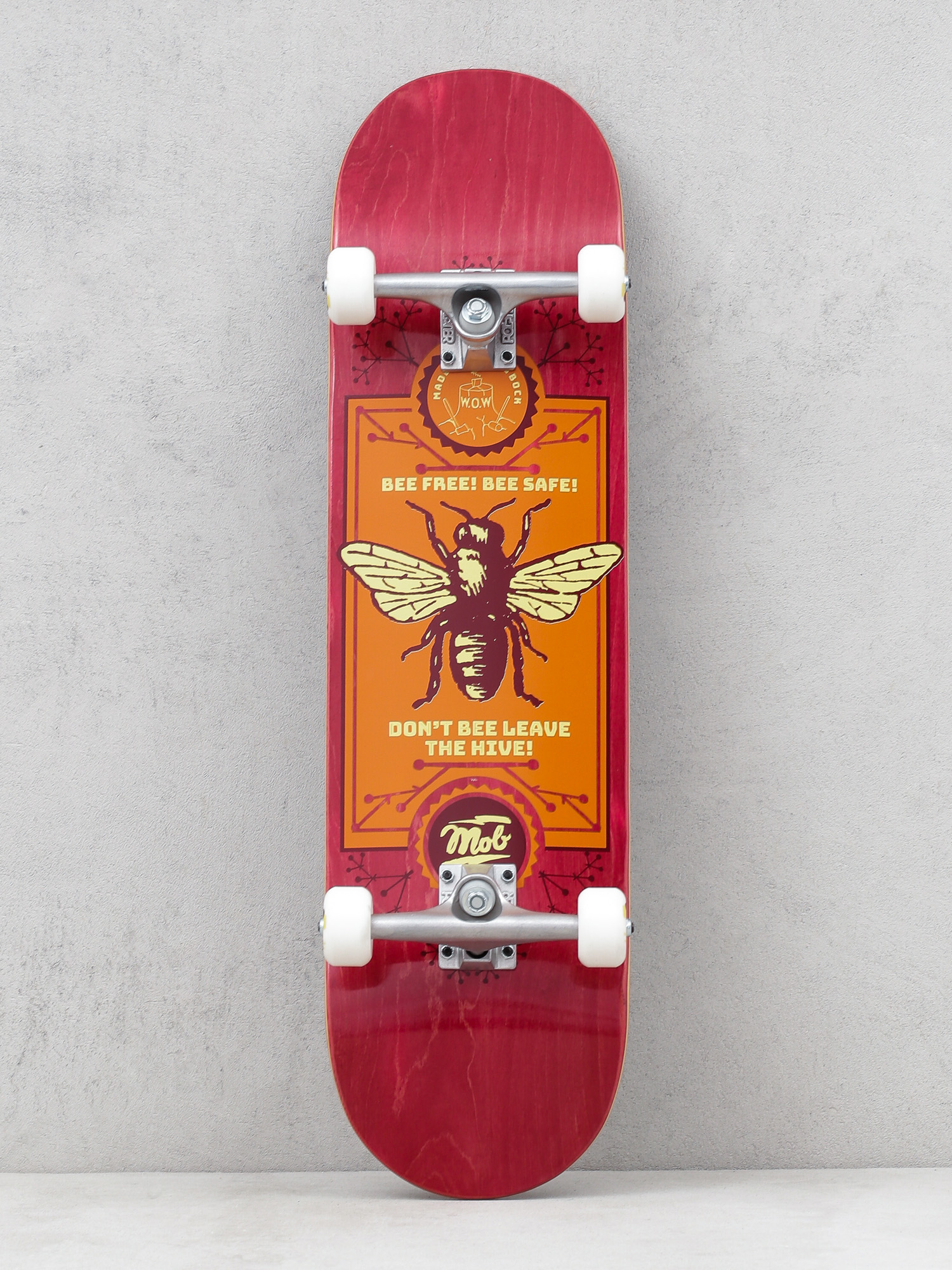 Deskorolka Mob Skateboards Bee (red)