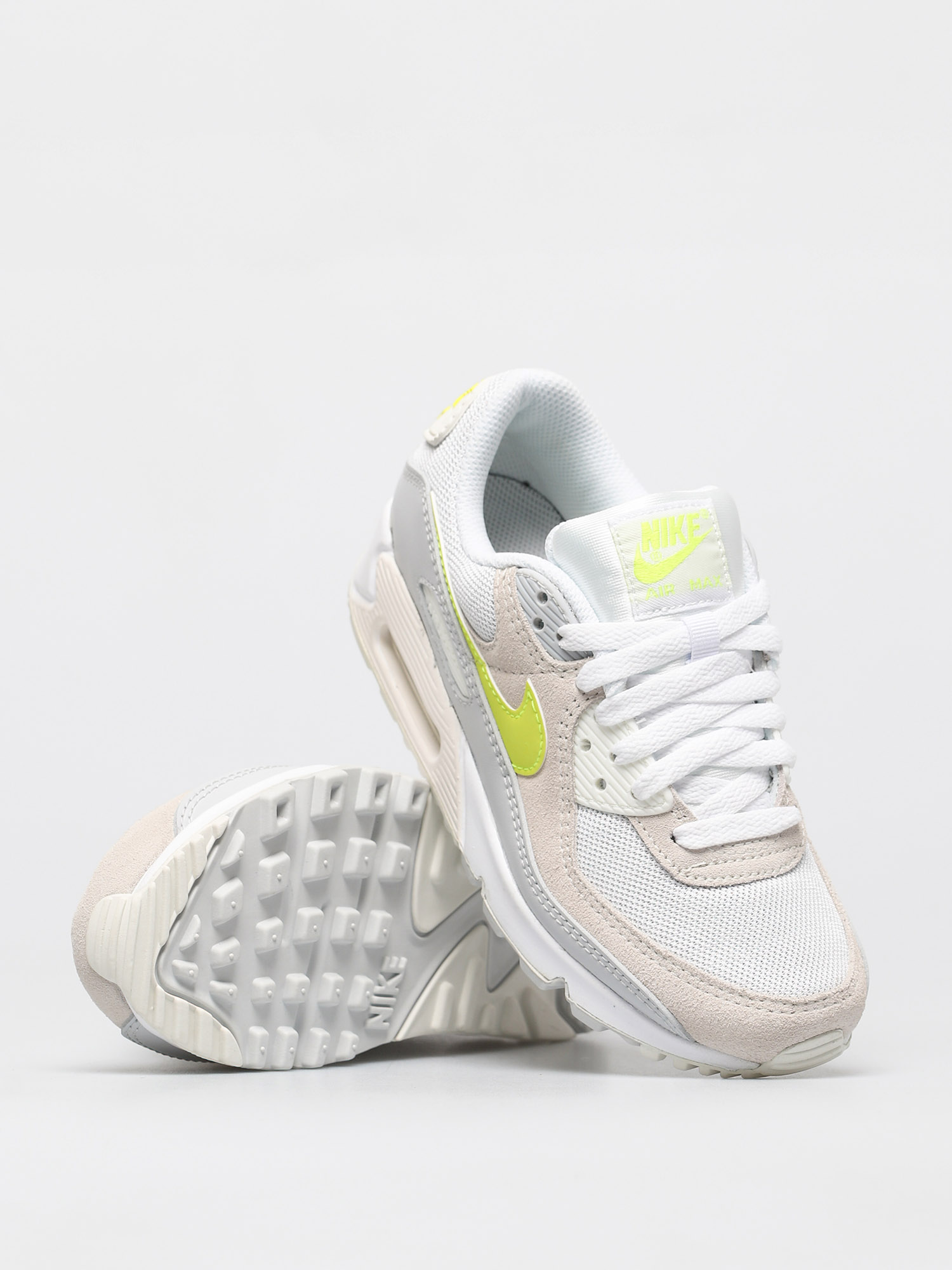 Buty Nike Air Max 90 Wmn (white/lemon venom pure platinum sail)