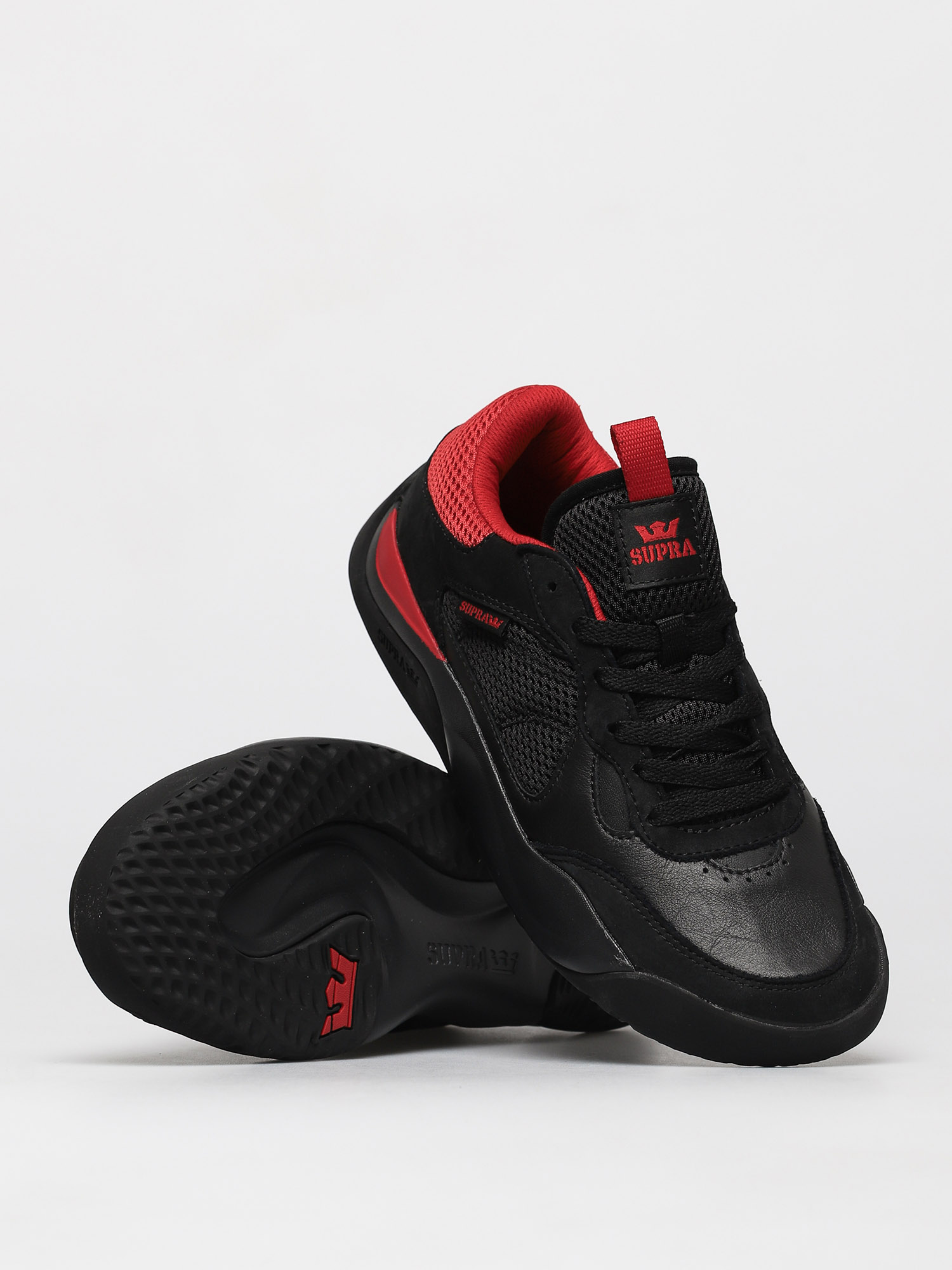 Buty Supra Pecos (black/red black)