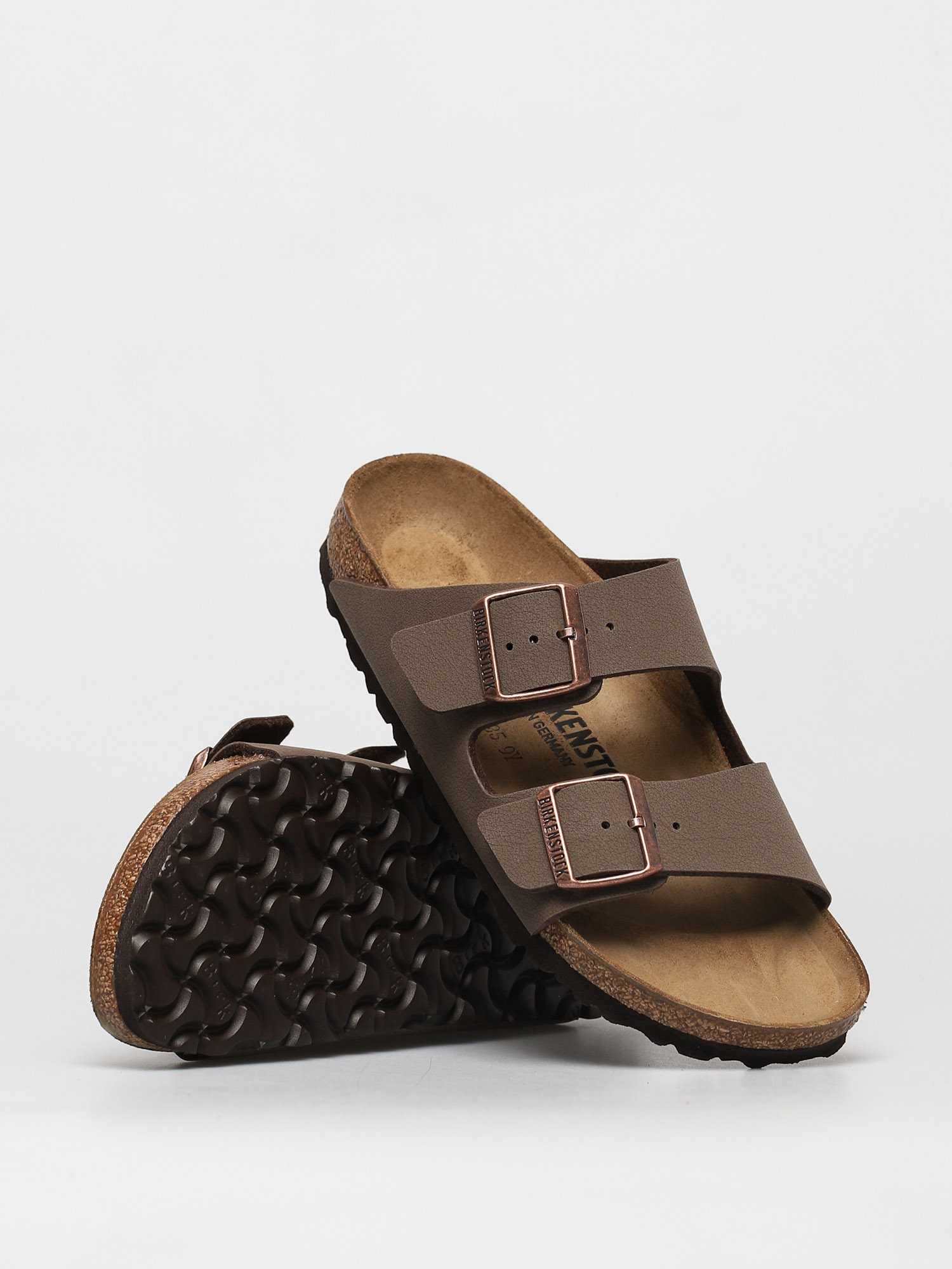 Klapki Birkenstock Arizona Narrow (nubuck mocha)