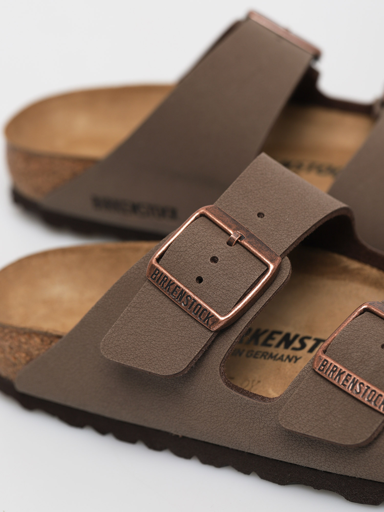 Klapki Birkenstock Arizona Narrow (nubuck mocha)