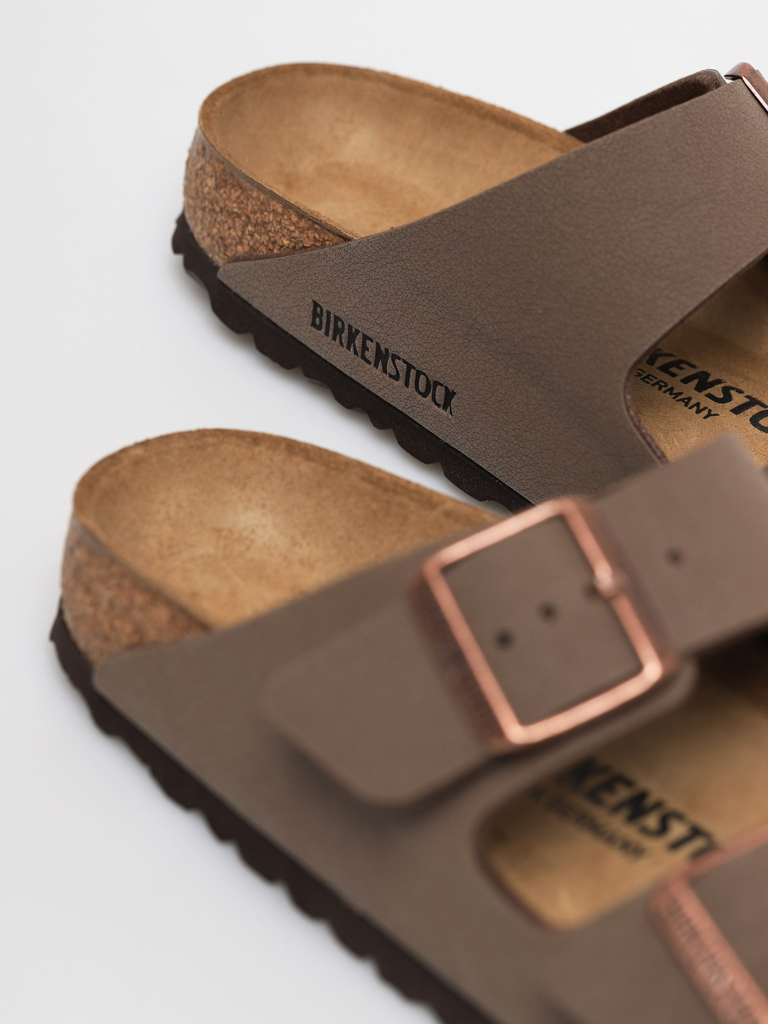 Klapki Birkenstock Arizona Narrow (nubuck mocha)