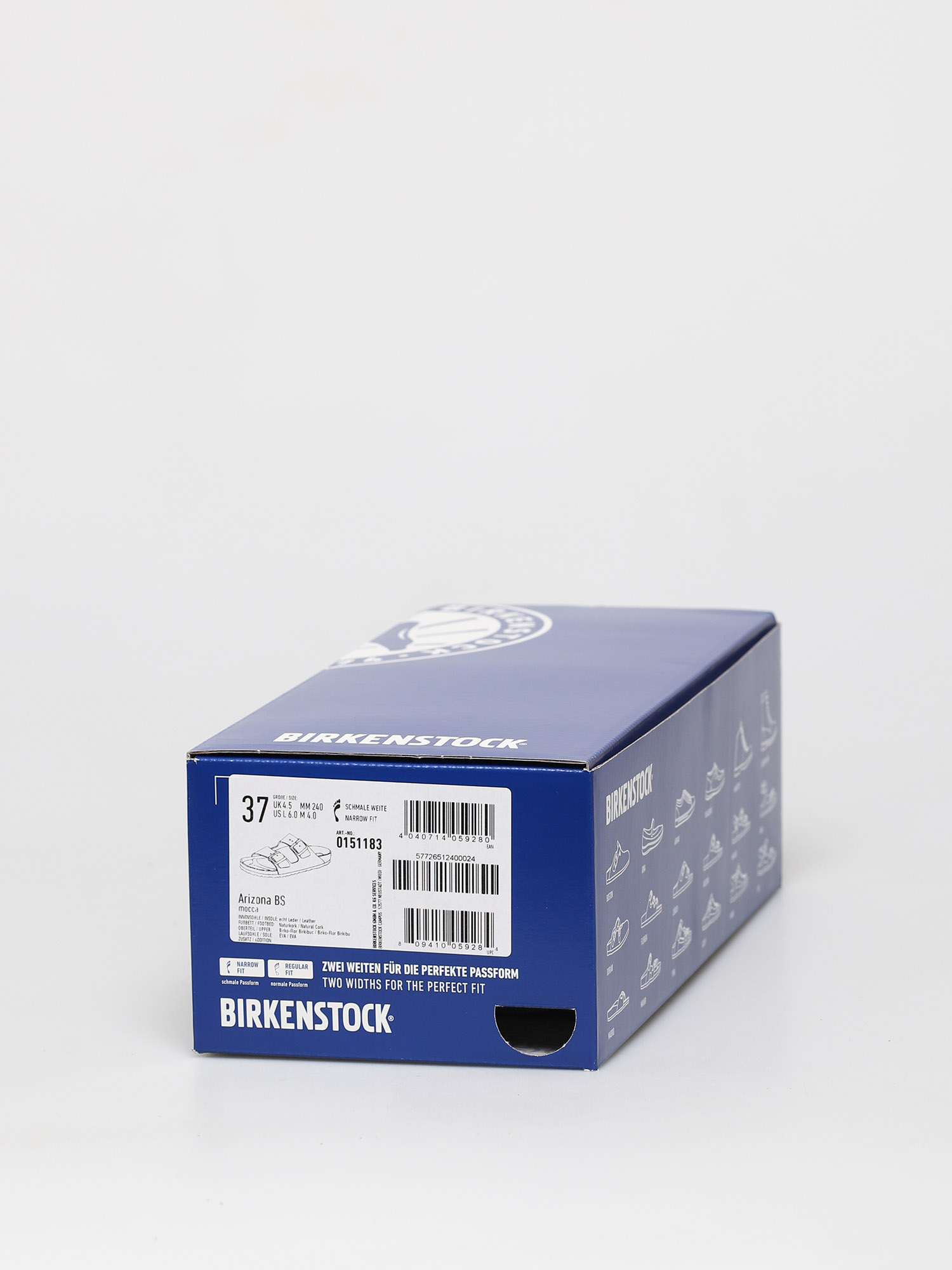 Klapki Birkenstock Arizona Narrow (nubuck mocha)