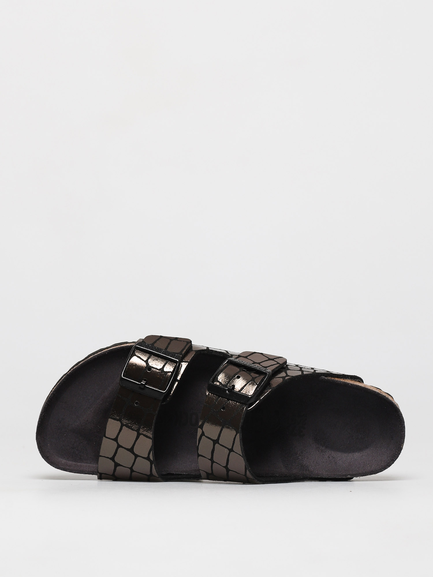 Klapki Birkenstock Arizona Narrow Wmn (gator gleam black)