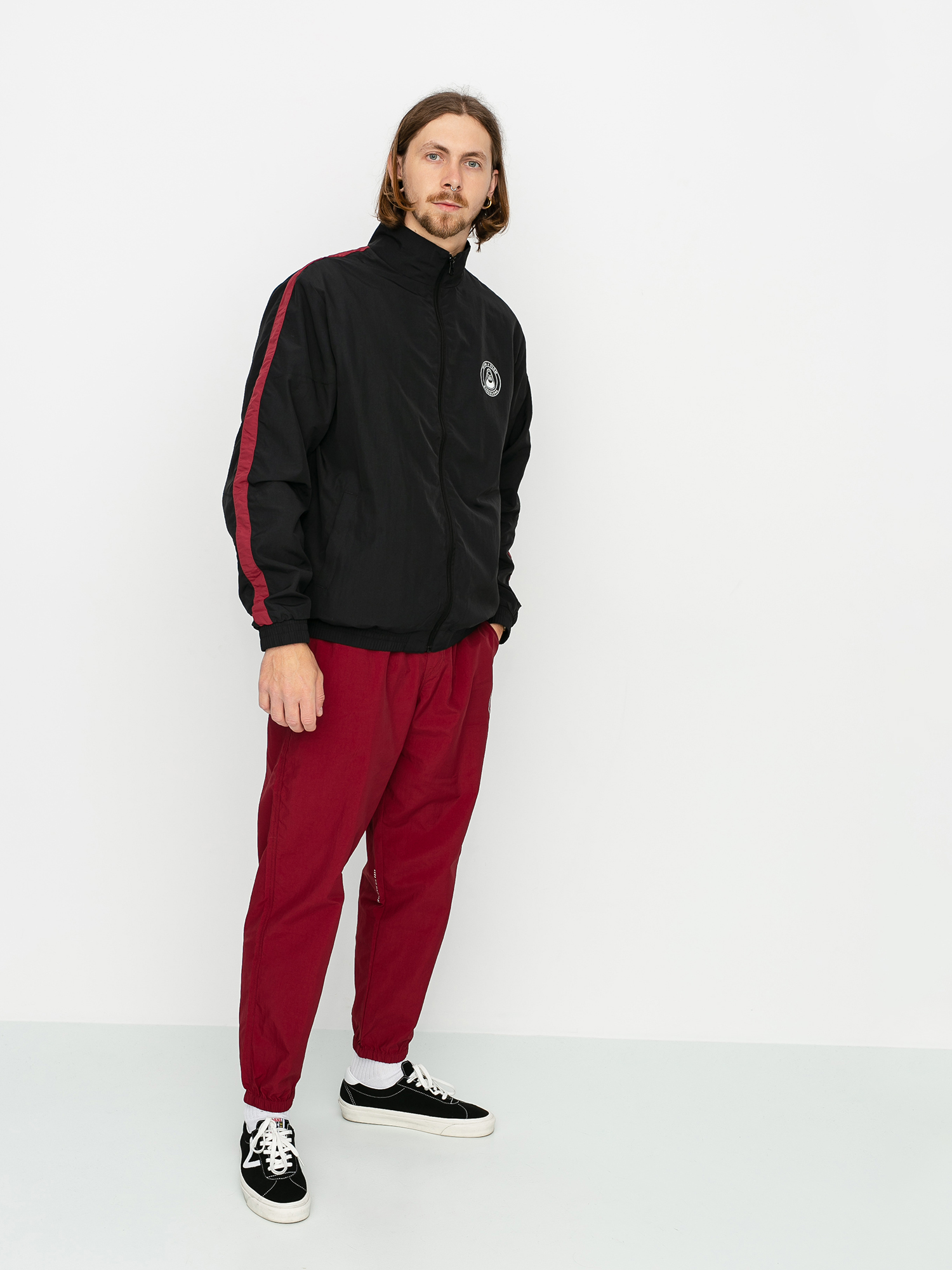 Spodnie Volcom X Macba Life Track (cabernet)