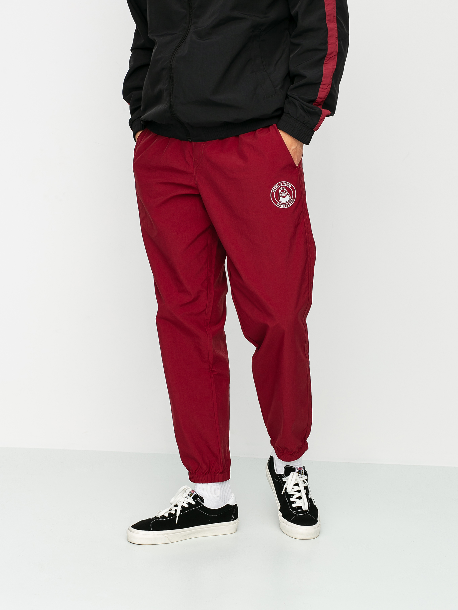 Spodnie Volcom X Macba Life Track (cabernet)