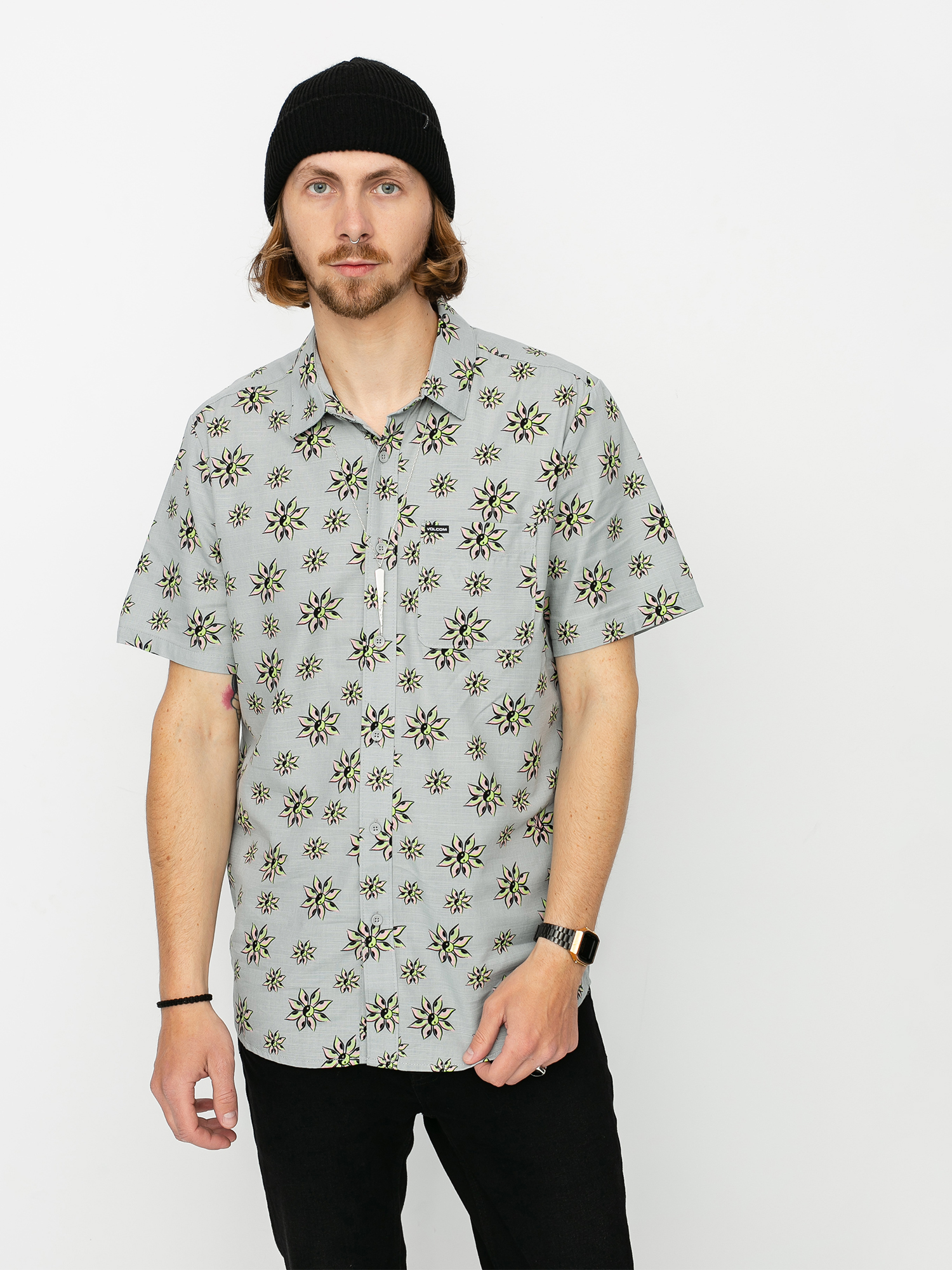 Koszula Volcom Burch Bloom (tower grey)
