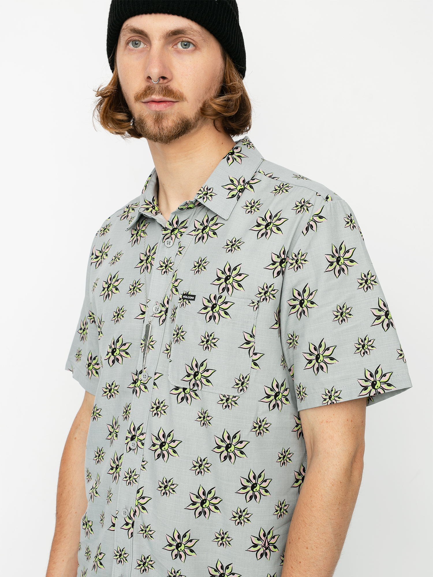 Koszula Volcom Burch Bloom (tower grey)