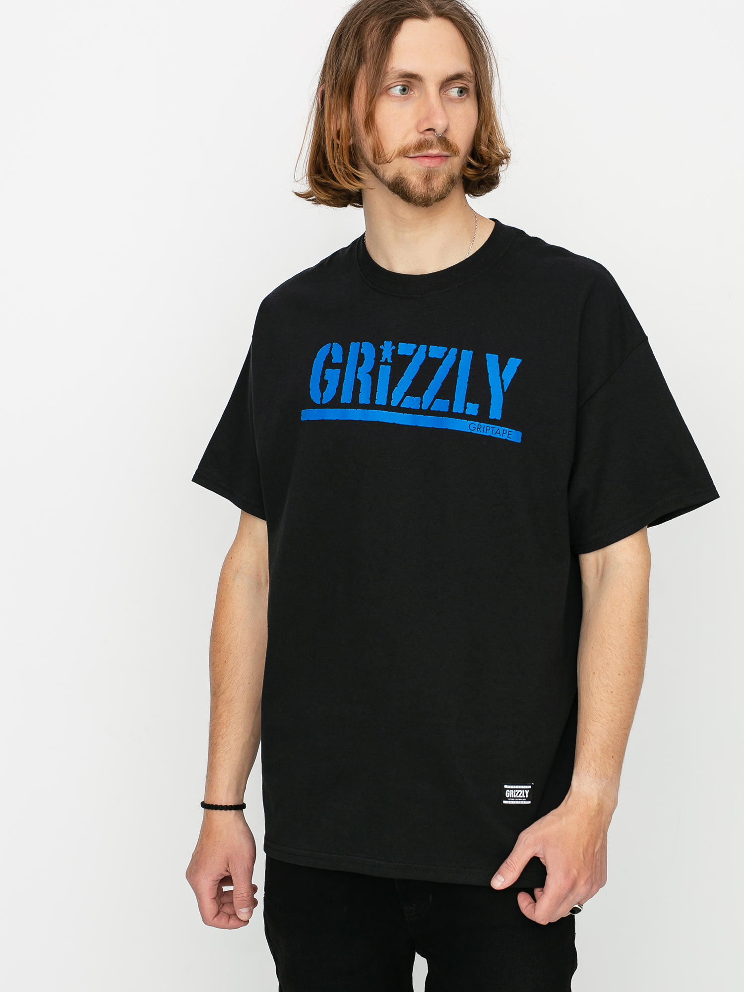 T-shirt Grizzly Griptape Stamp (black)