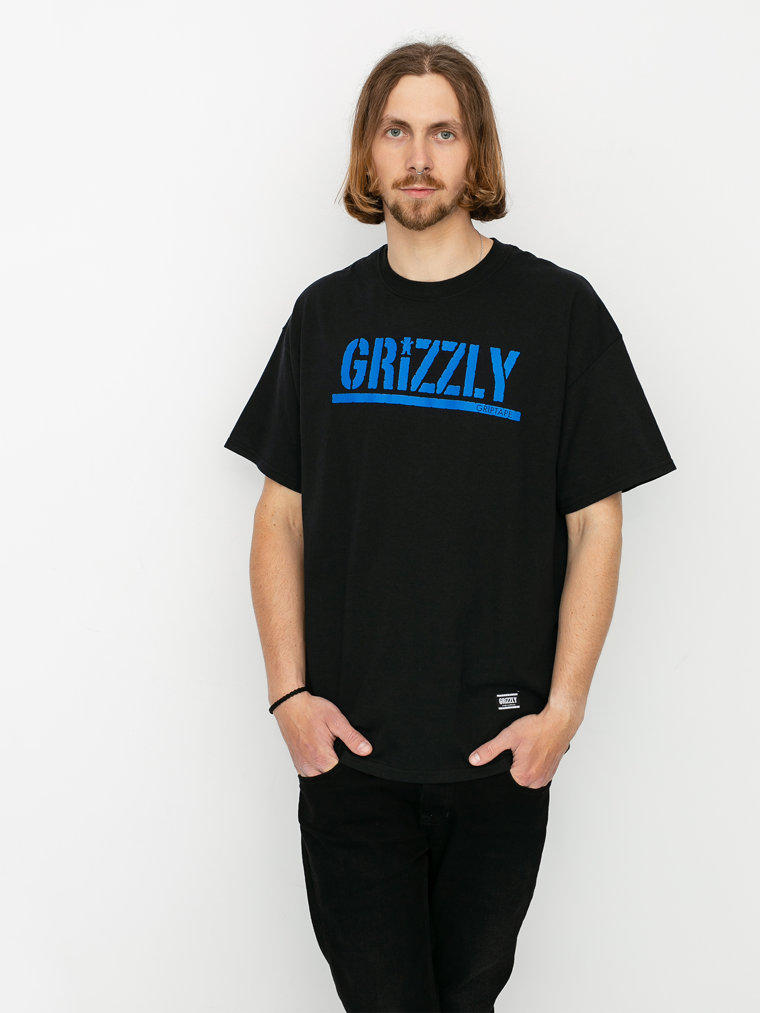 T-shirt Grizzly Griptape Stamp (black)