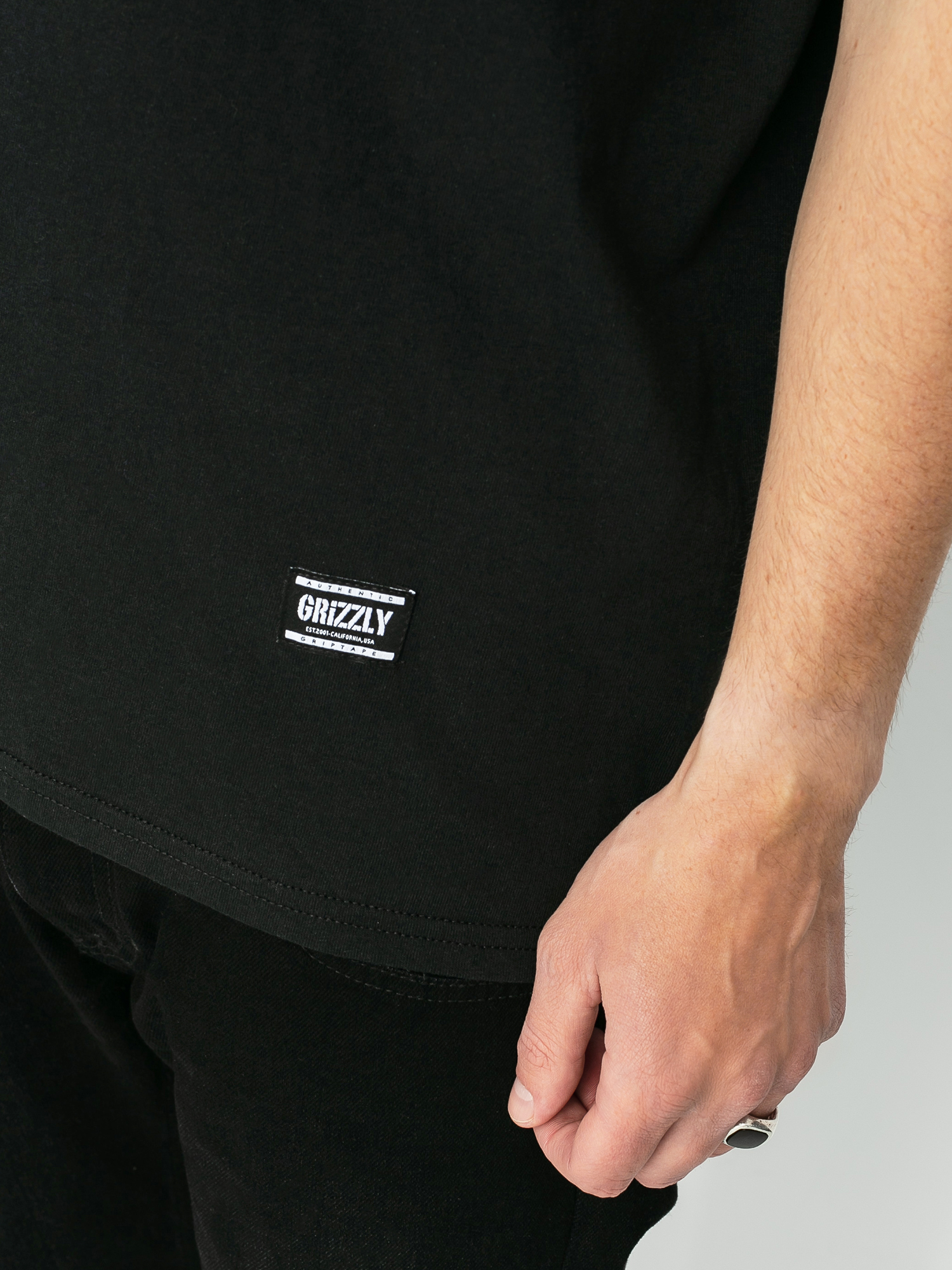 T-shirt Grizzly Griptape Stamp (black)