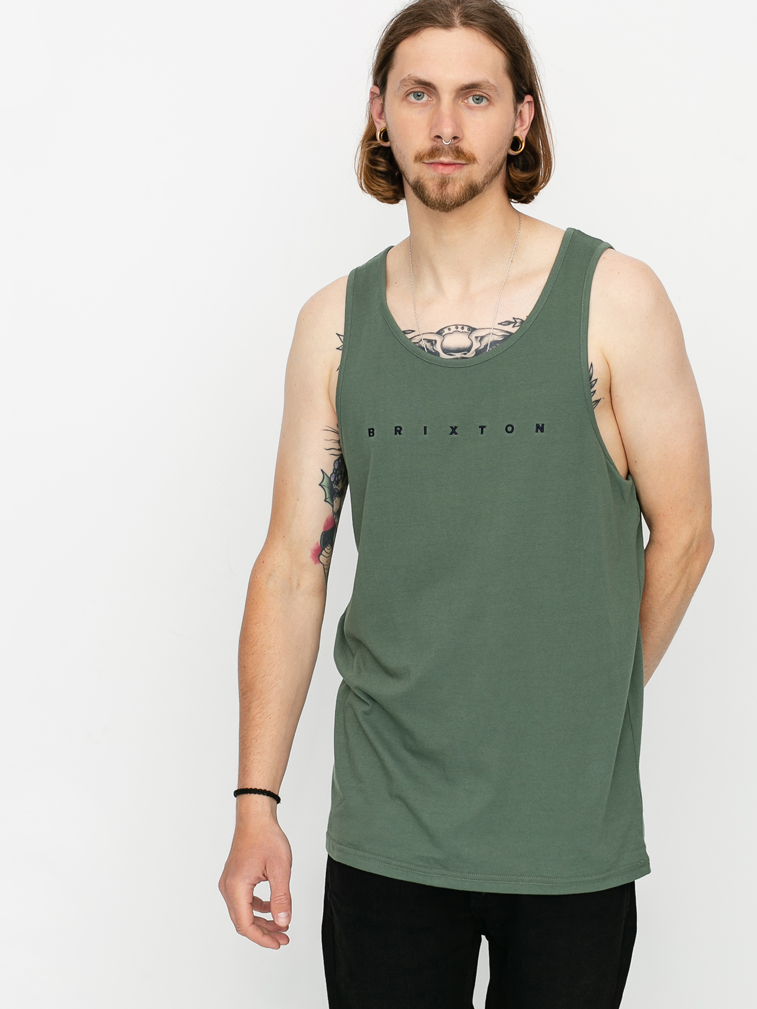 Koszulka Brixton Cantor (cypress)