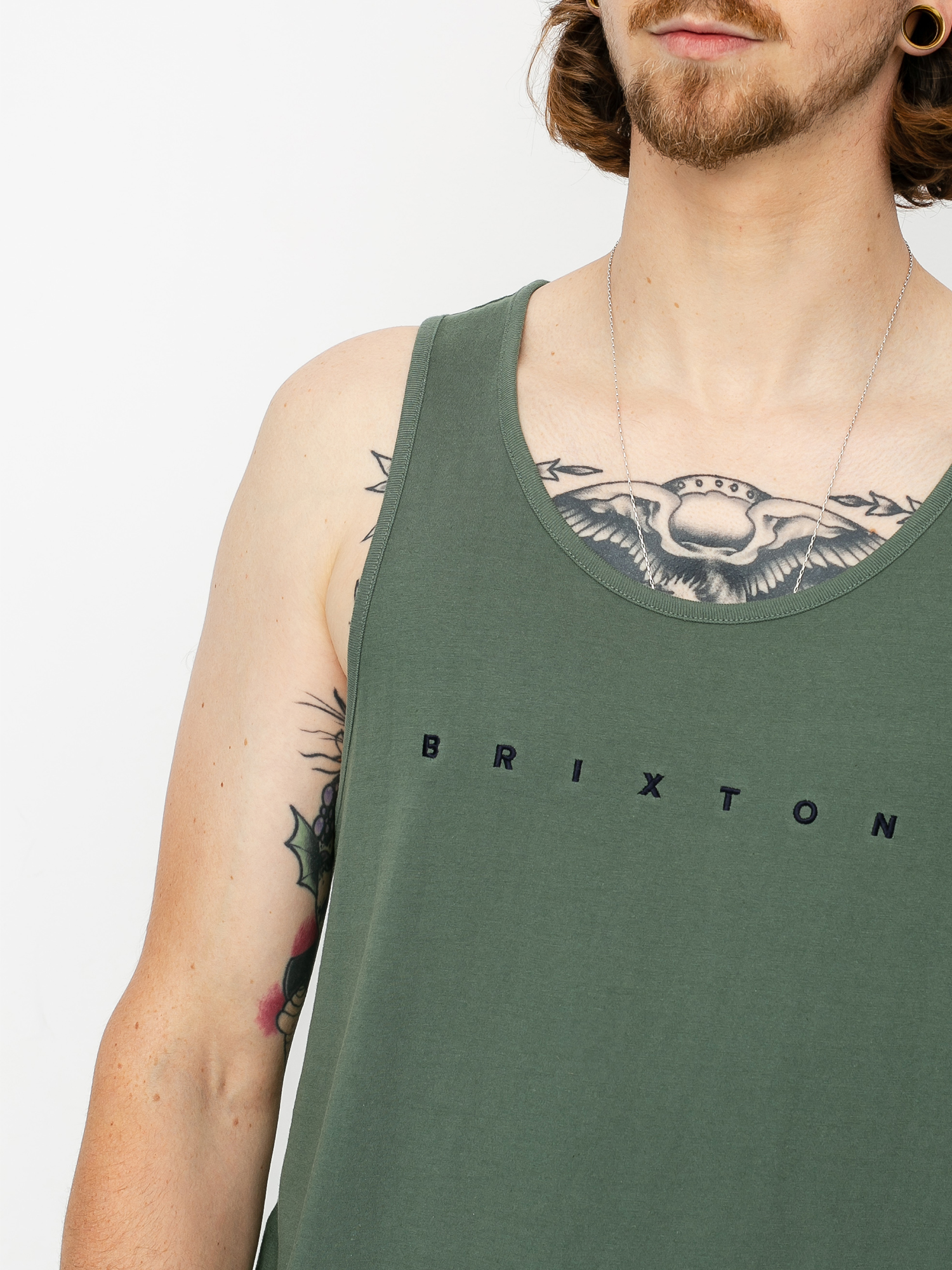 Koszulka Brixton Cantor (cypress)