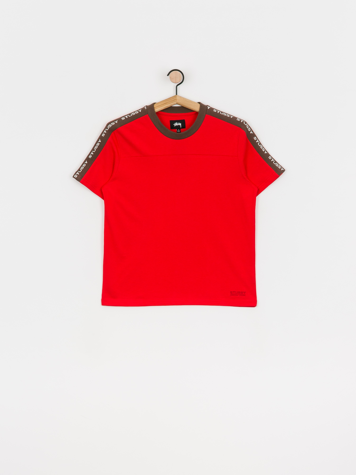 T-shirt Stussy Rib Logo Wmn (red)