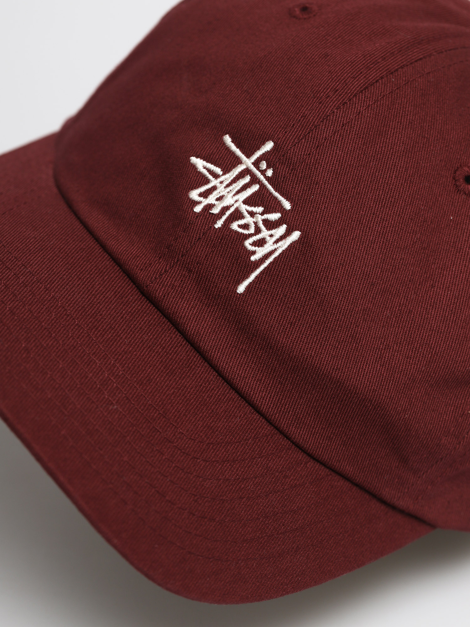 Czapka z daszkiem Stussy Stock Low Pro ZD (maroon)