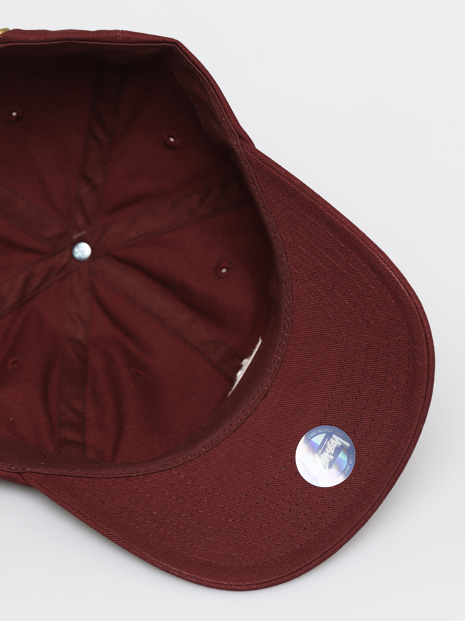 Czapka z daszkiem Stussy Stock Low Pro ZD (maroon)