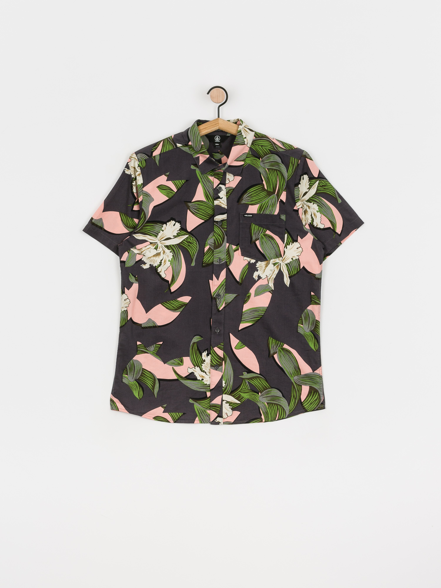 Koszula Volcom Cut Out Floral (dark charcoal)