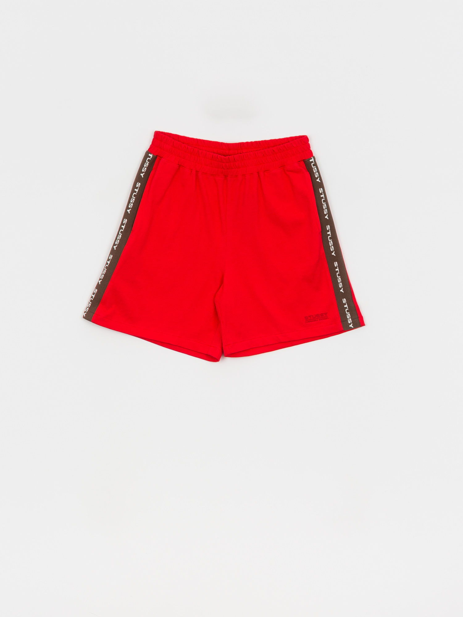 Szorty Stussy Rib Logo Wmn (red)