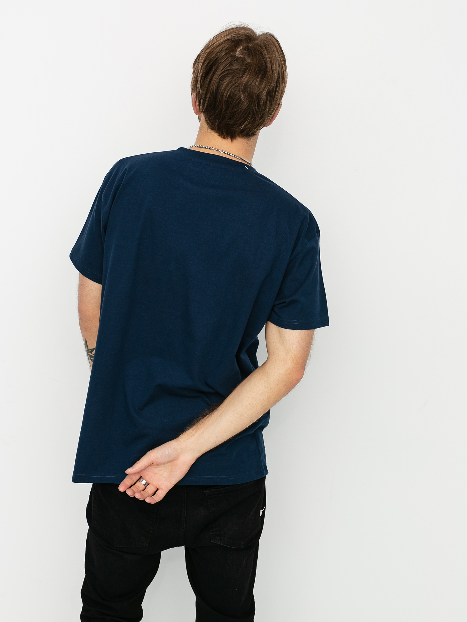 T-shirt Magenta Leap (navy)