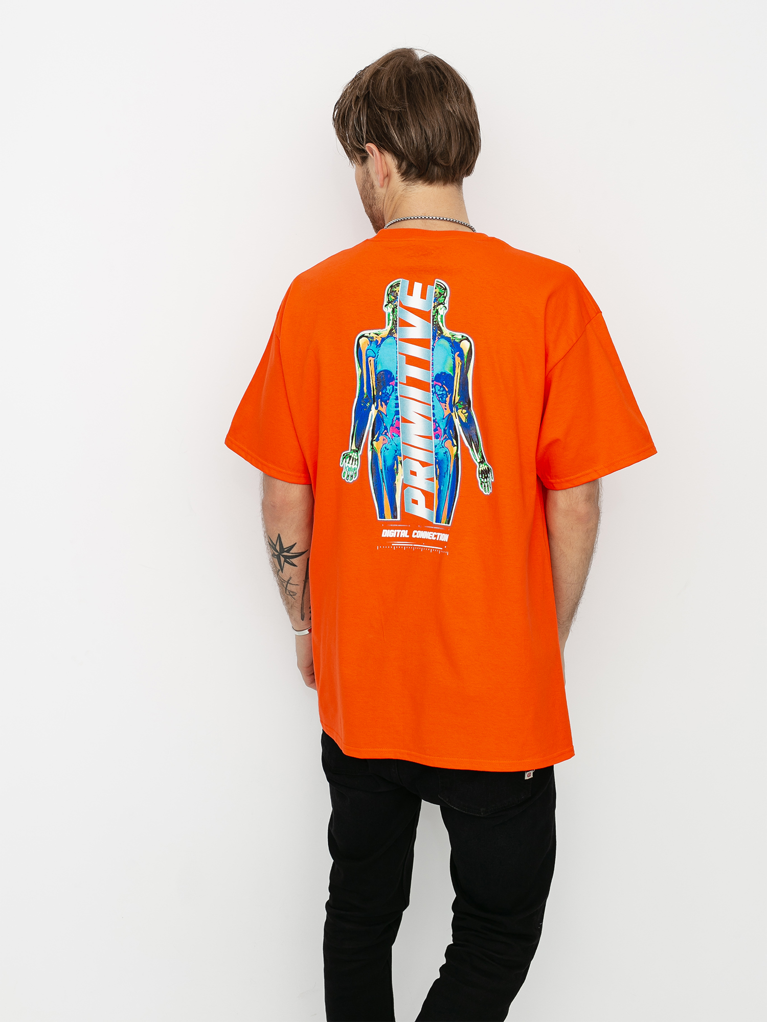 T-shirt Primitive Connection (orange)