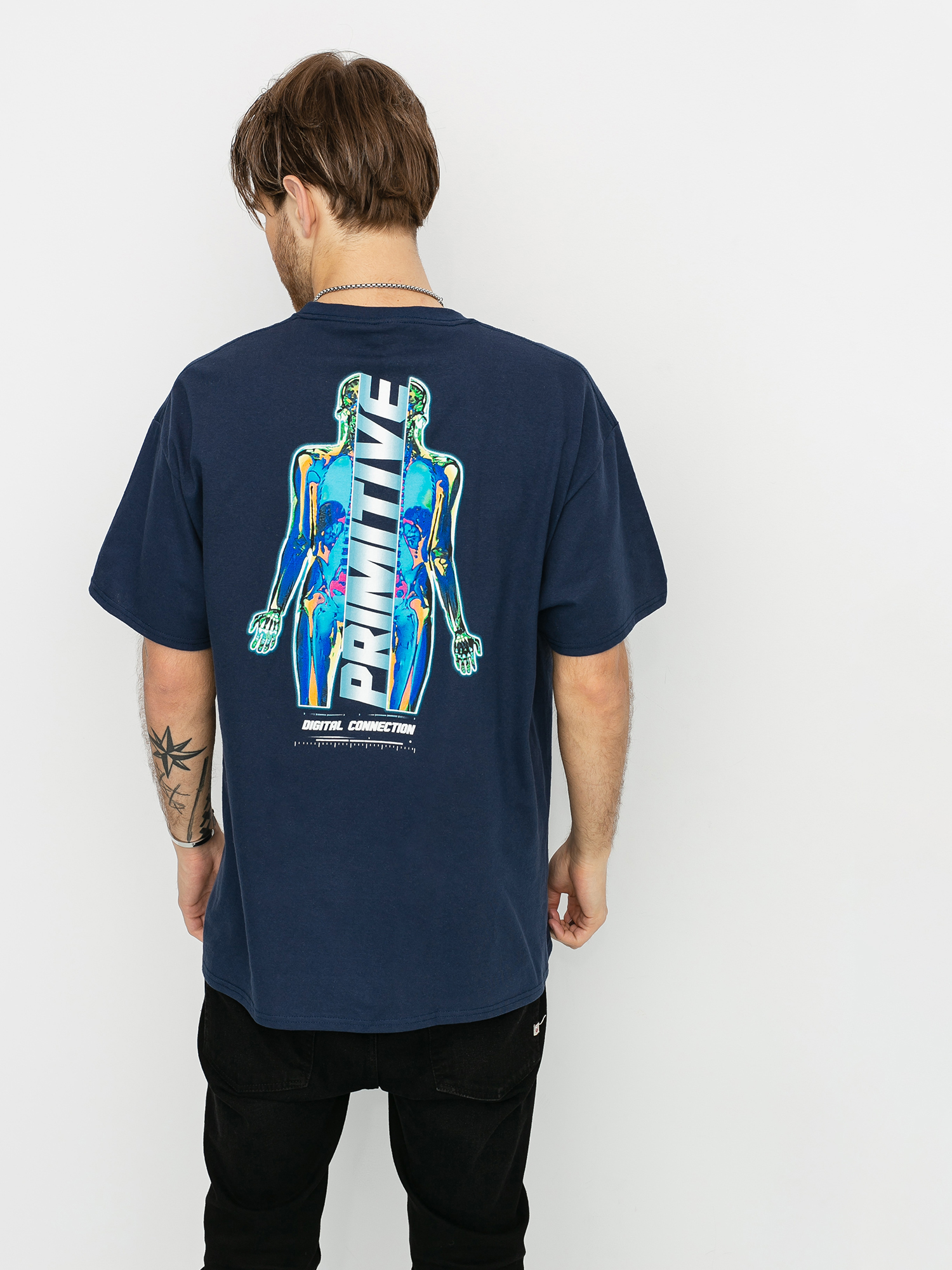 T-shirt Primitive Connection (navy)