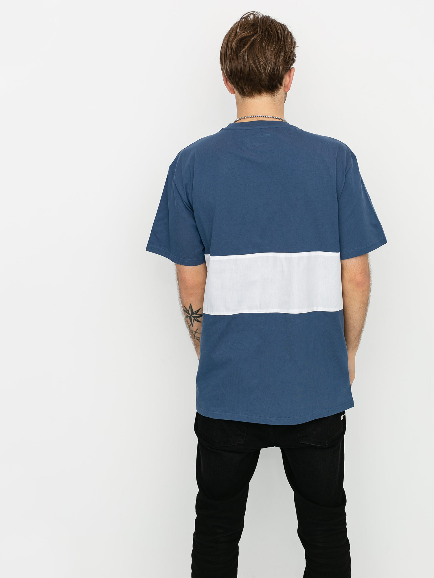 T-shirt Diamond Supply Co. Lafayette Paneled Knit (navy)