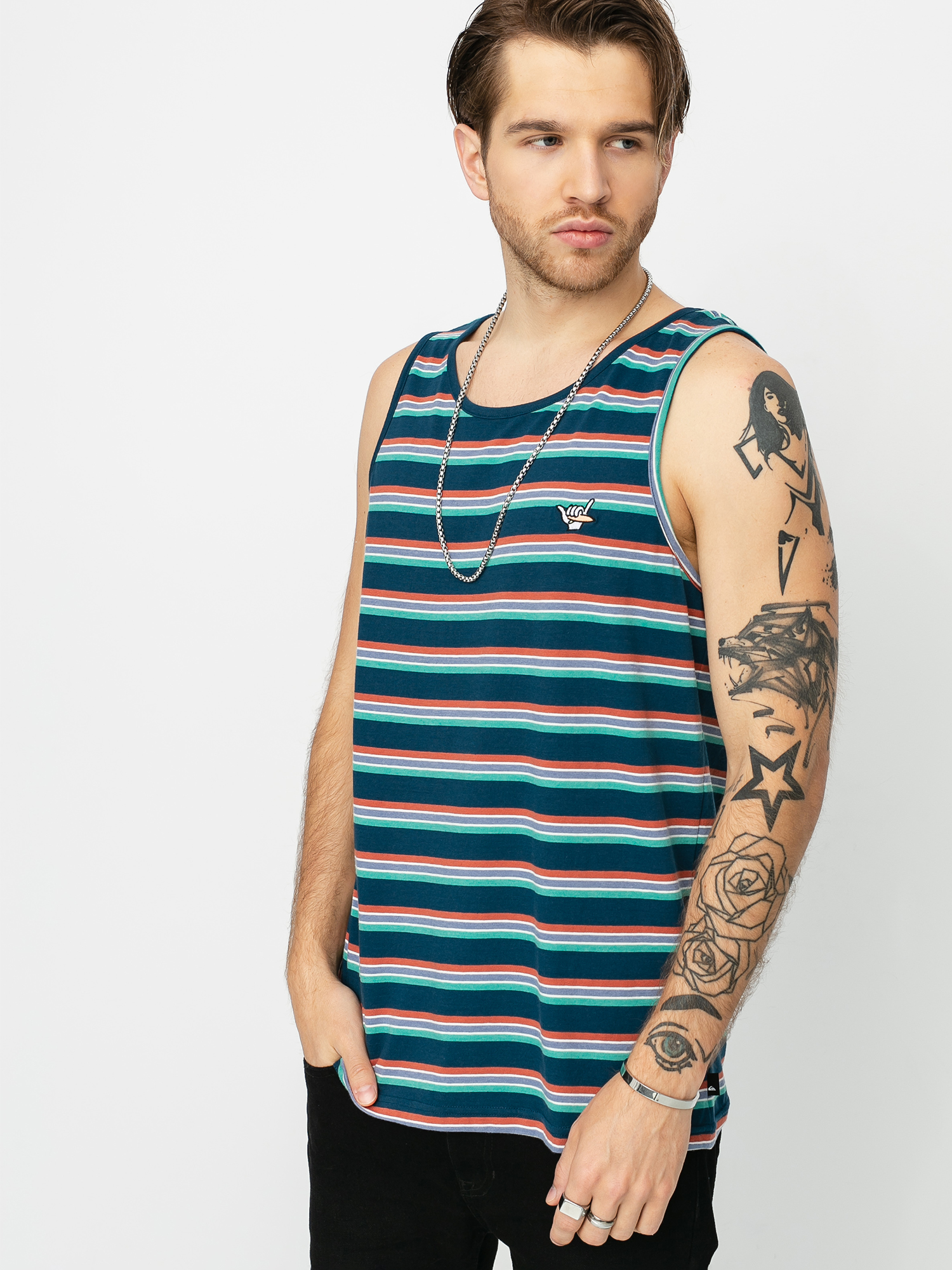 Koszulka Quiksilver Coreky Mate (majolica blue s2 coreky mate)