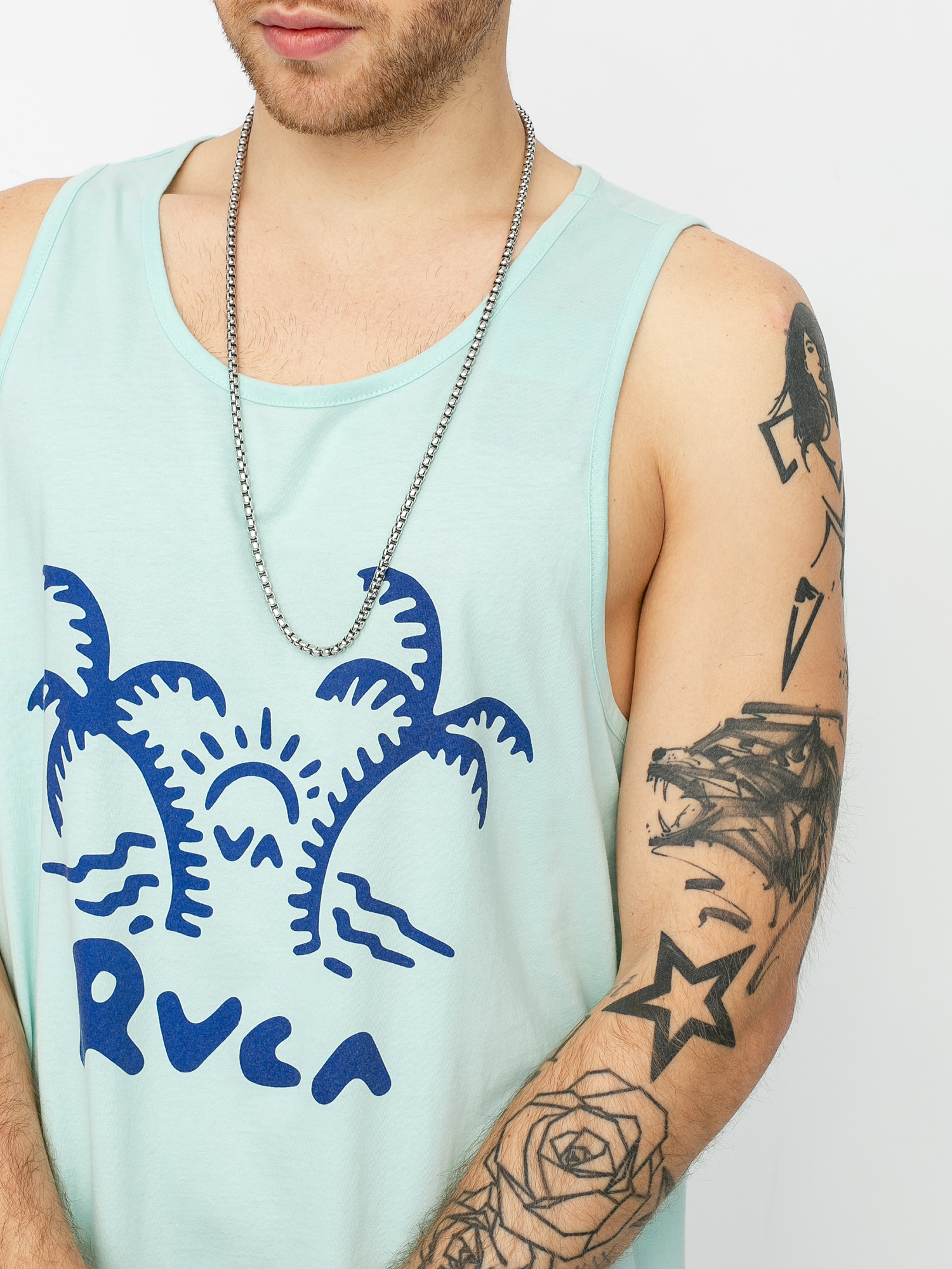 Koszulka RVCA Palmer (dusty aqua)