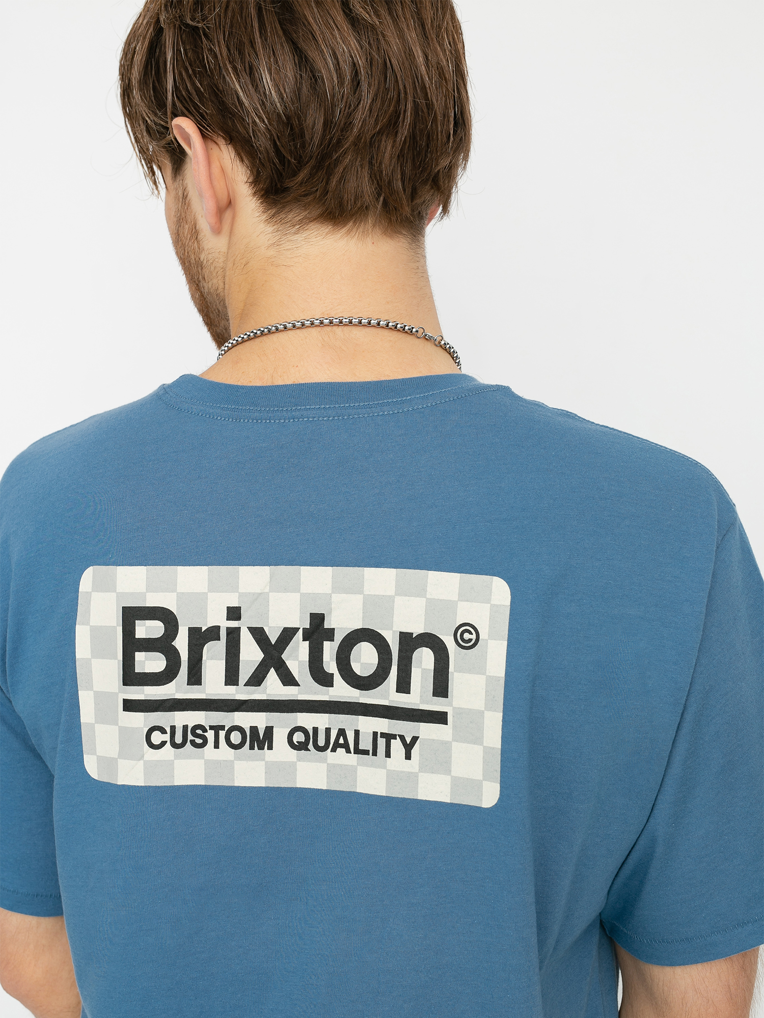 T-shirt Brixton Palmer Prem (slate blue)