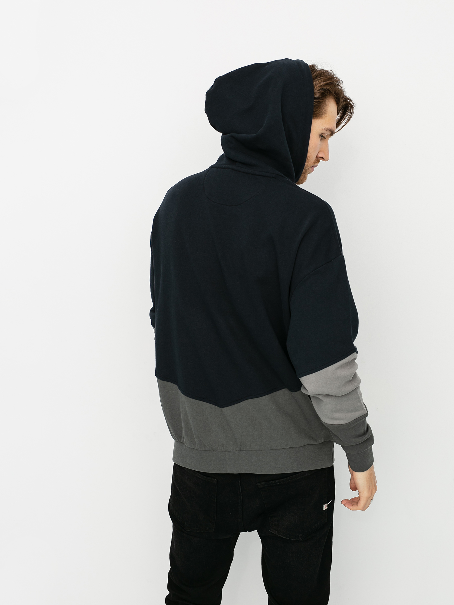 Bluza z kapturem Supra 93 Fleece HD (black grey)