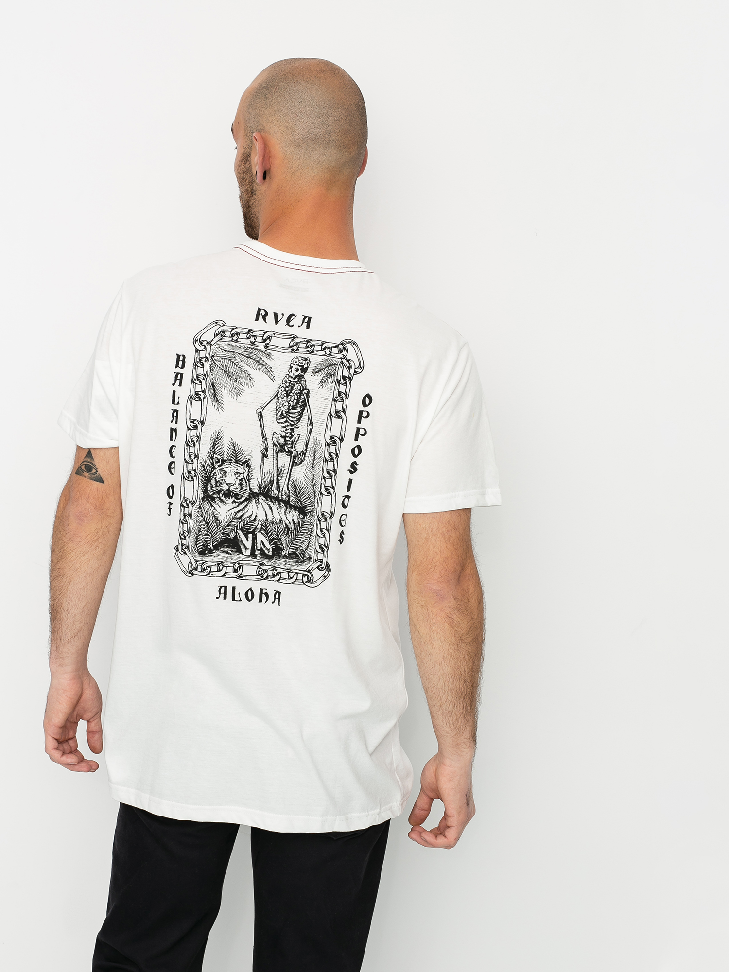 T-shirt RVCA Aloha Opposites (antique white)