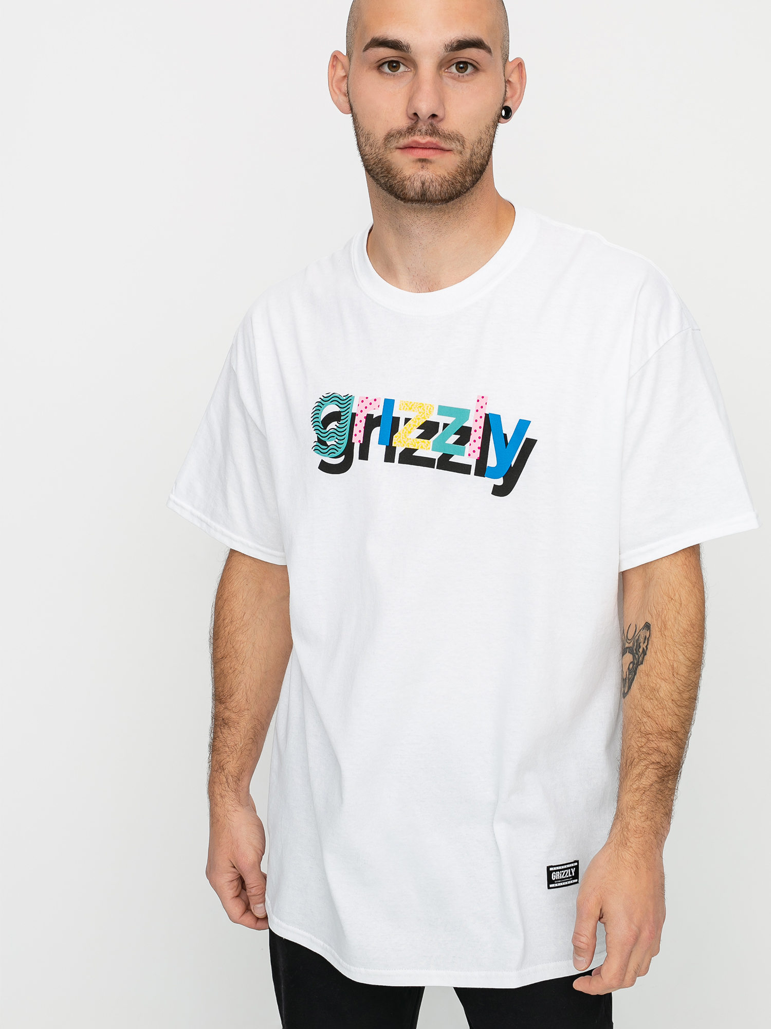 T-shirt Grizzly Griptape To The Max (white)