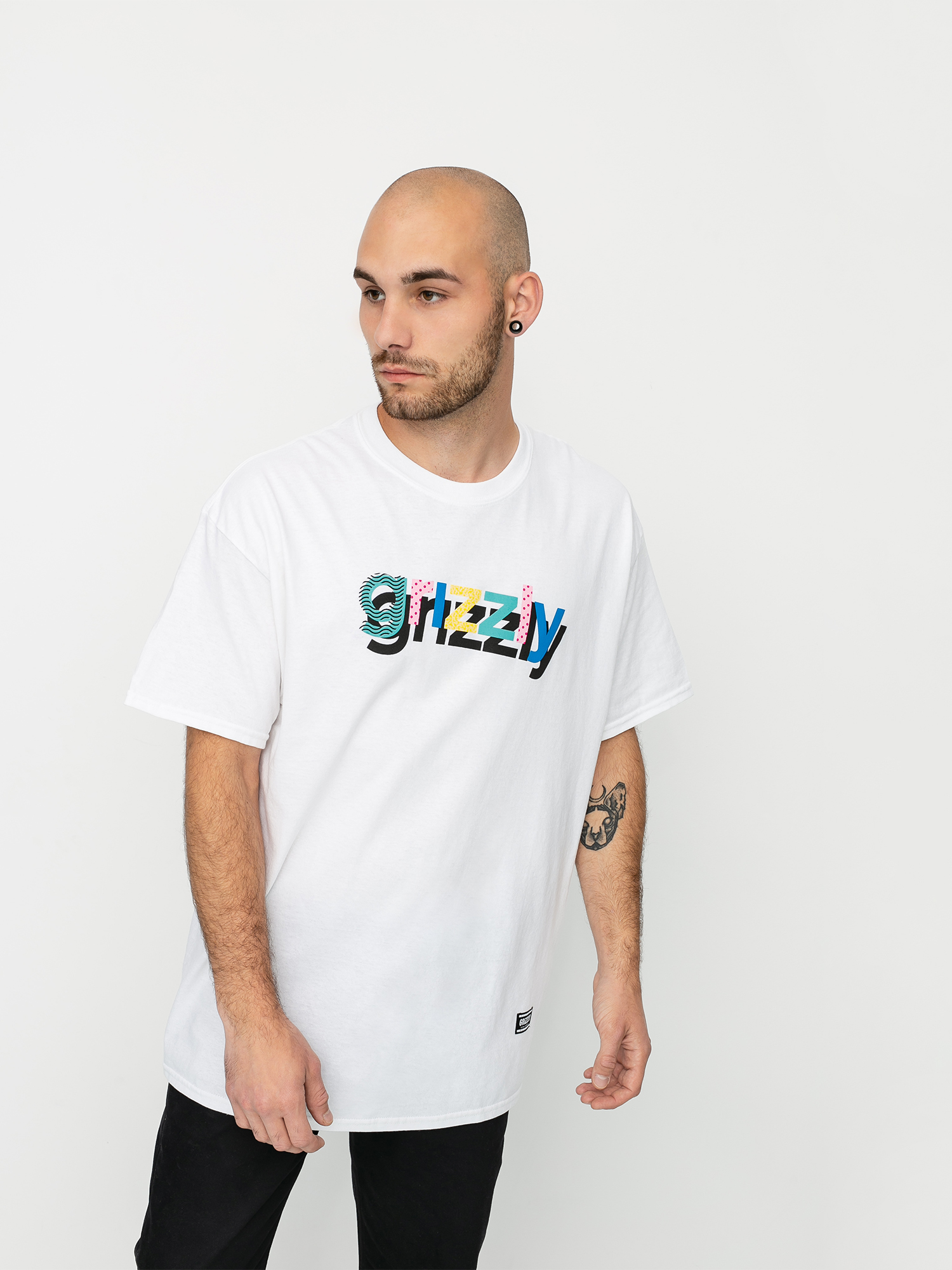 T-shirt Grizzly Griptape To The Max (white)