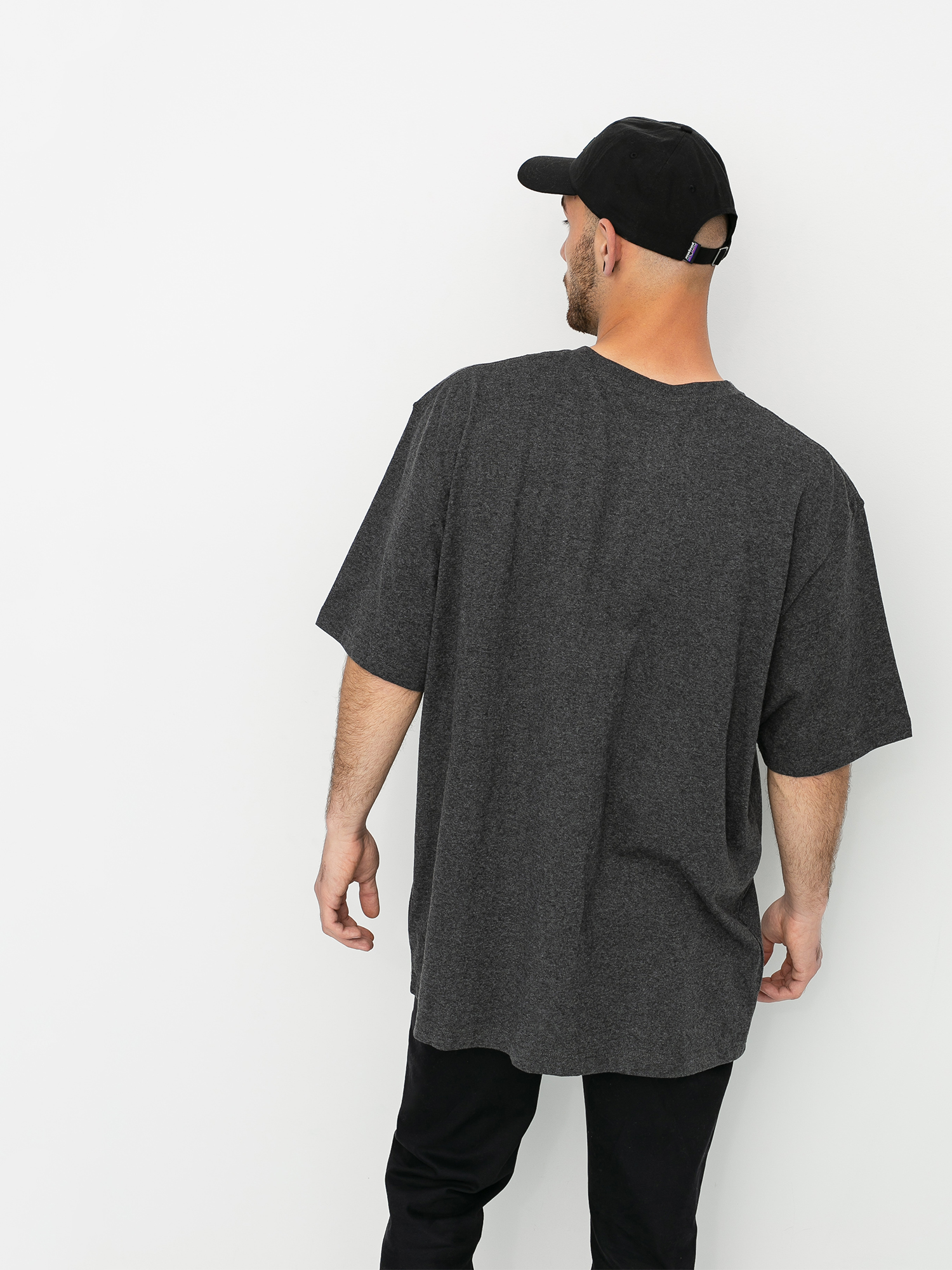 T-shirt Grizzly Griptape X Carhartt Stamp Work Pocket (heather charcoal)