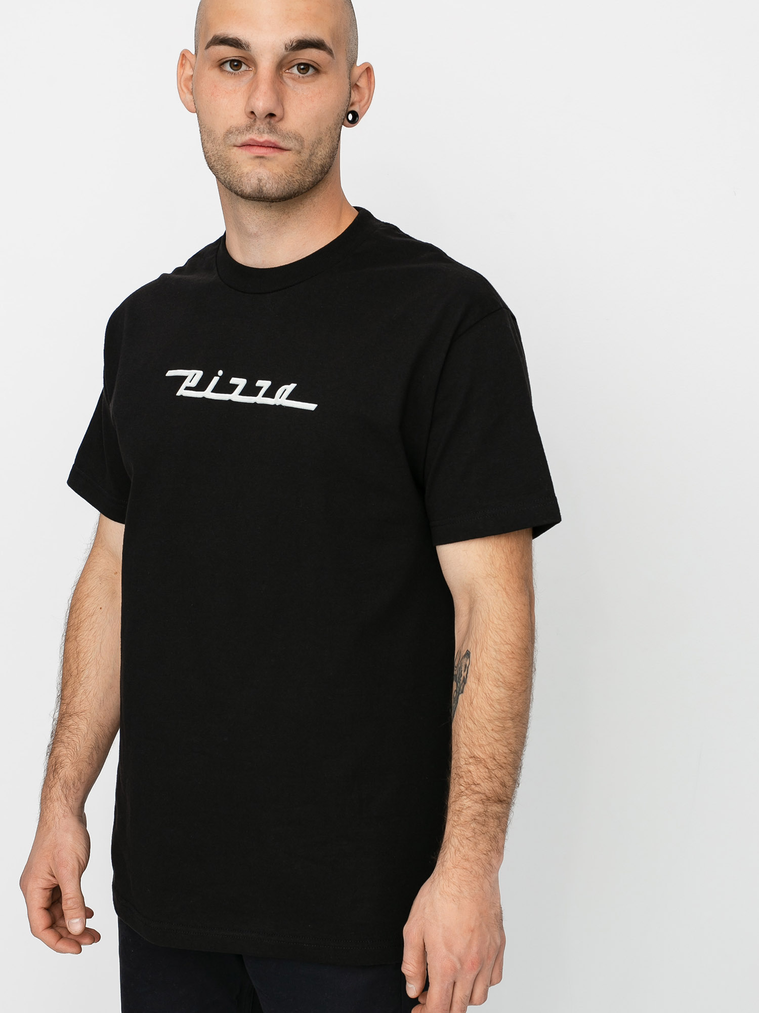 T-shirt Pizza Skateboards Ice Tee (black)