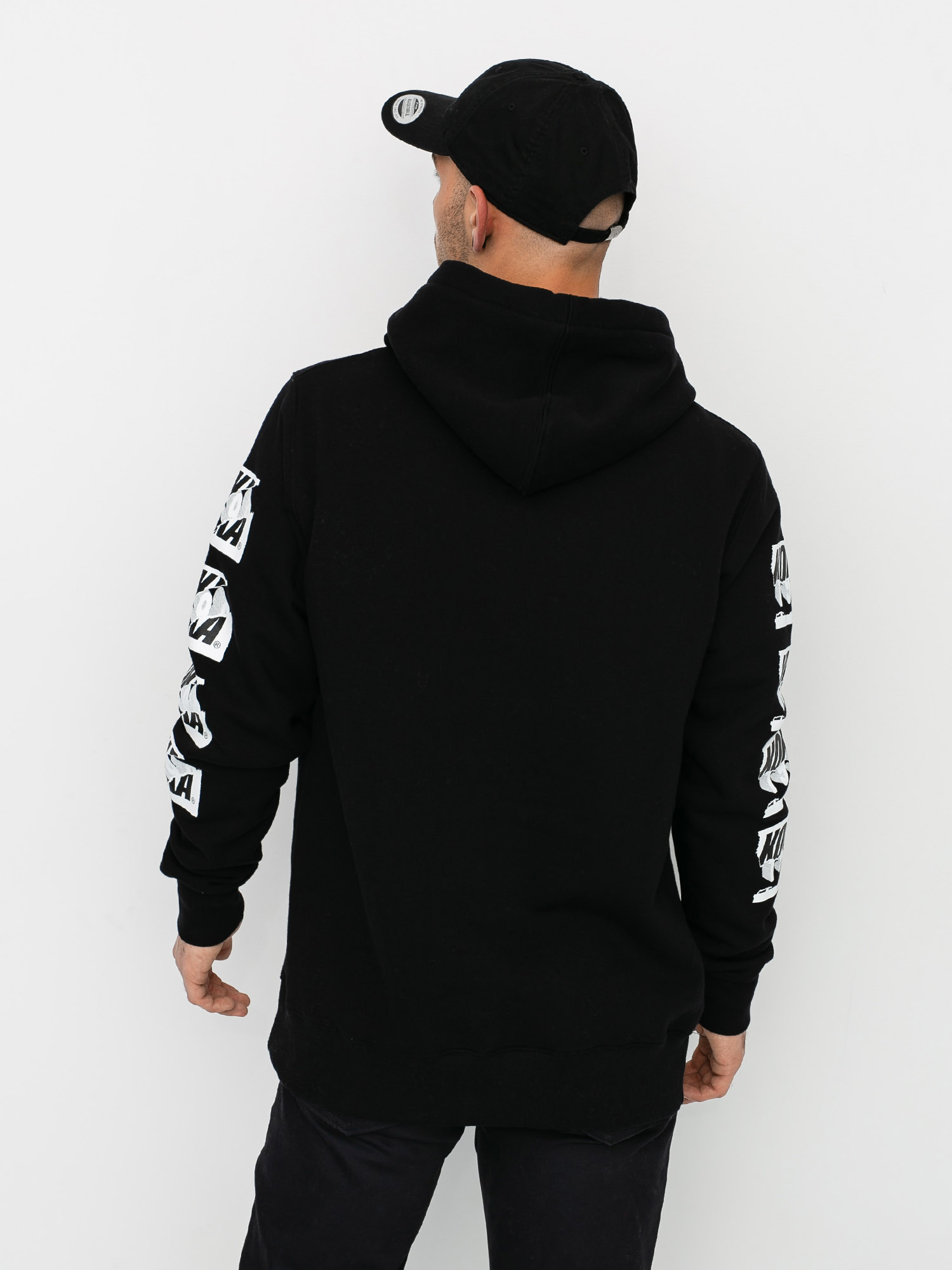 Bluza z kapturem Koka Zipper Cut ZHD (black)